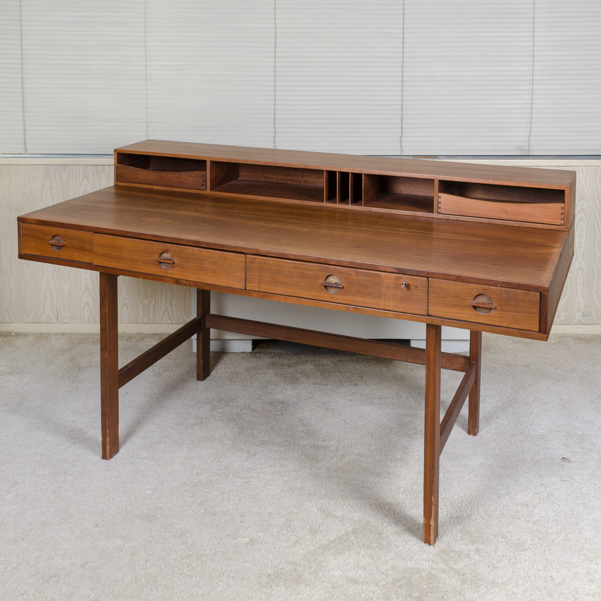 Vintage Mid Century Modern Desk by Maurice Villency