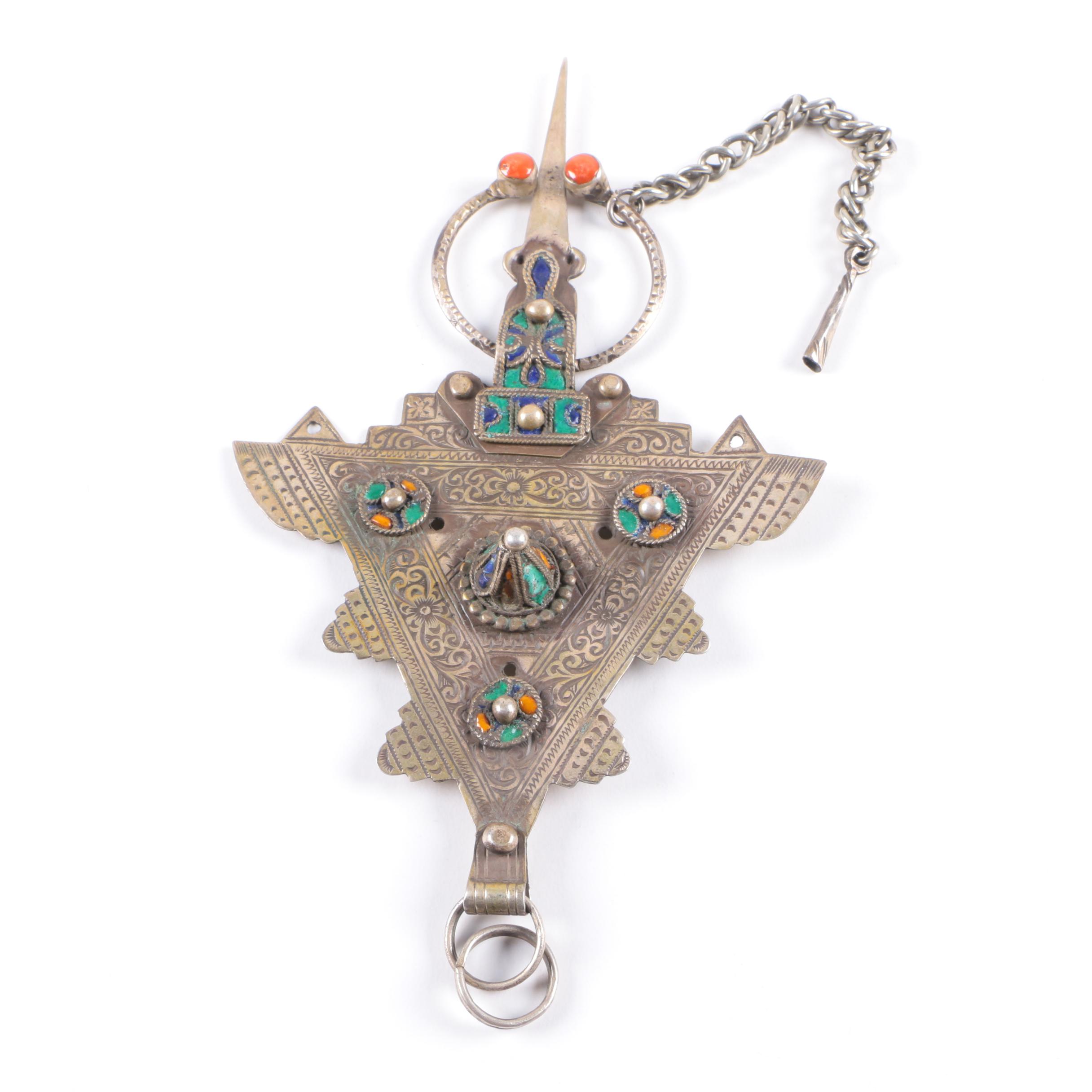 Vintage 800 Silver Ornate Pin and Sterling Silver Jewelry Assortment