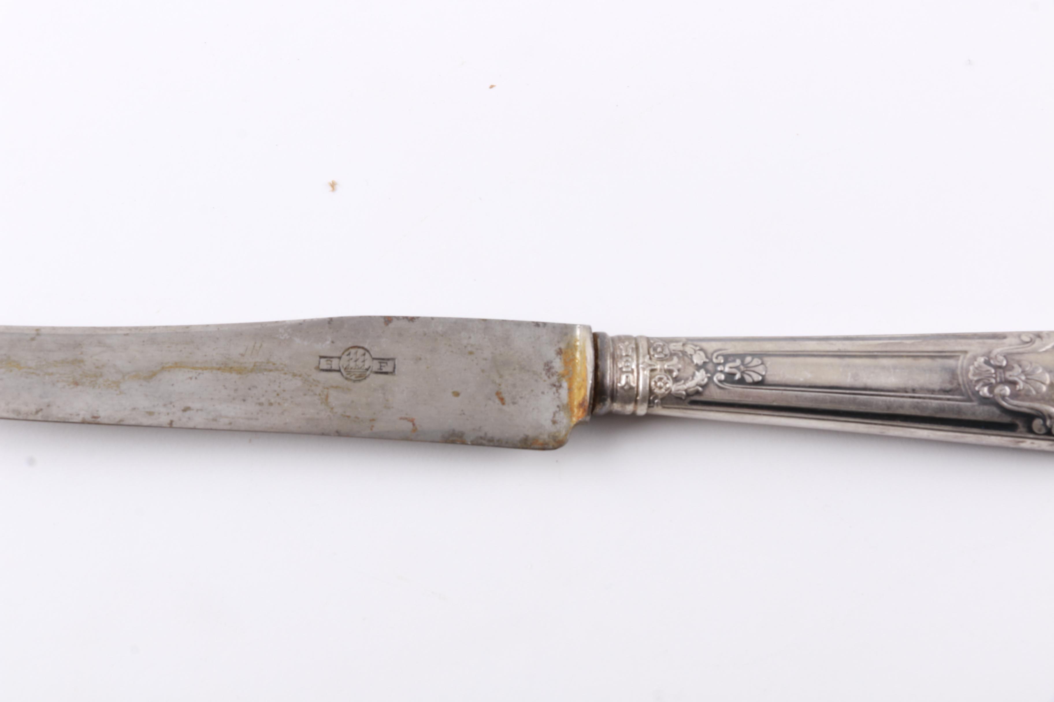 Sheffield Silver Plate Spoon and Assorted Stainless Steel Flatware