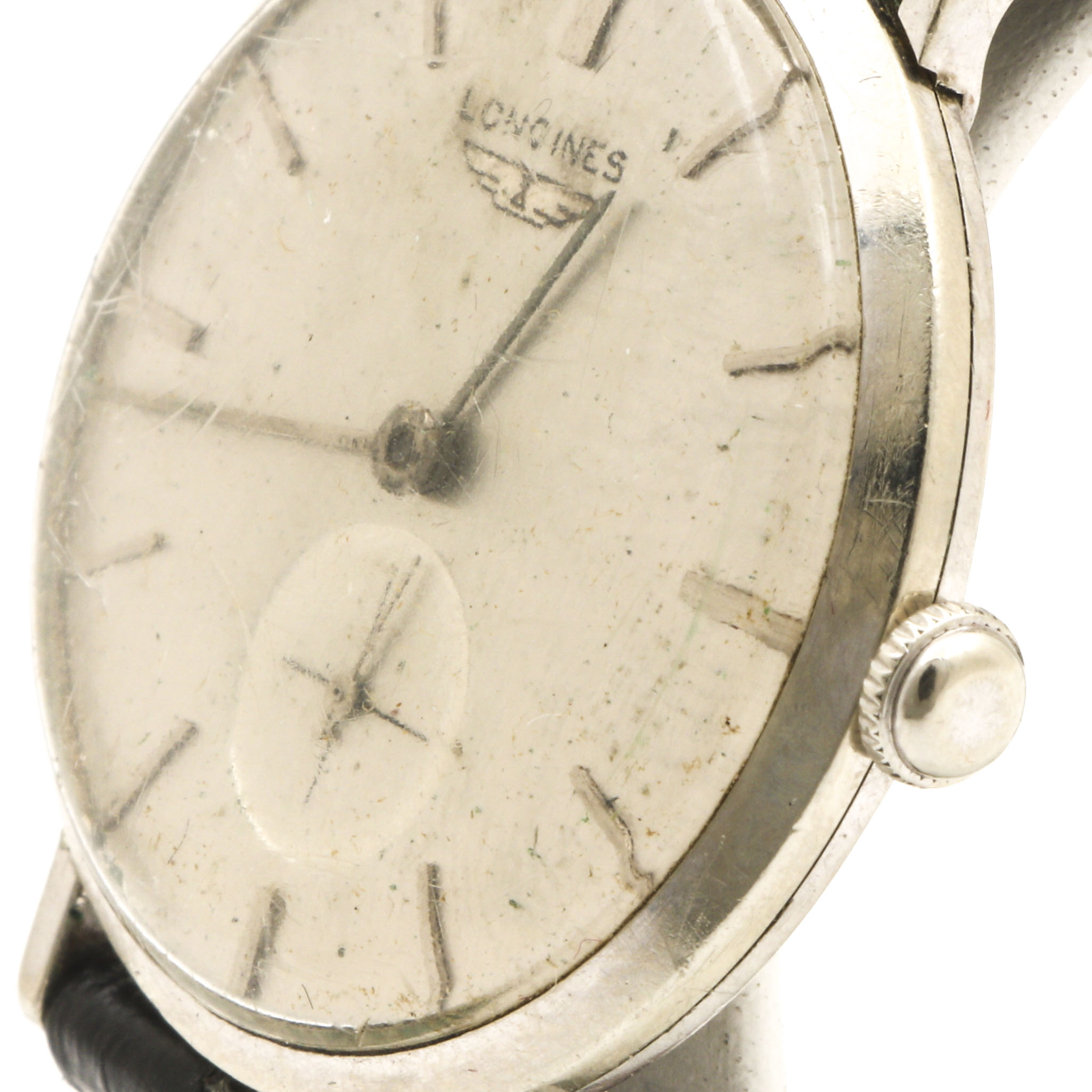 Longines 10K White Gold Filled Watch