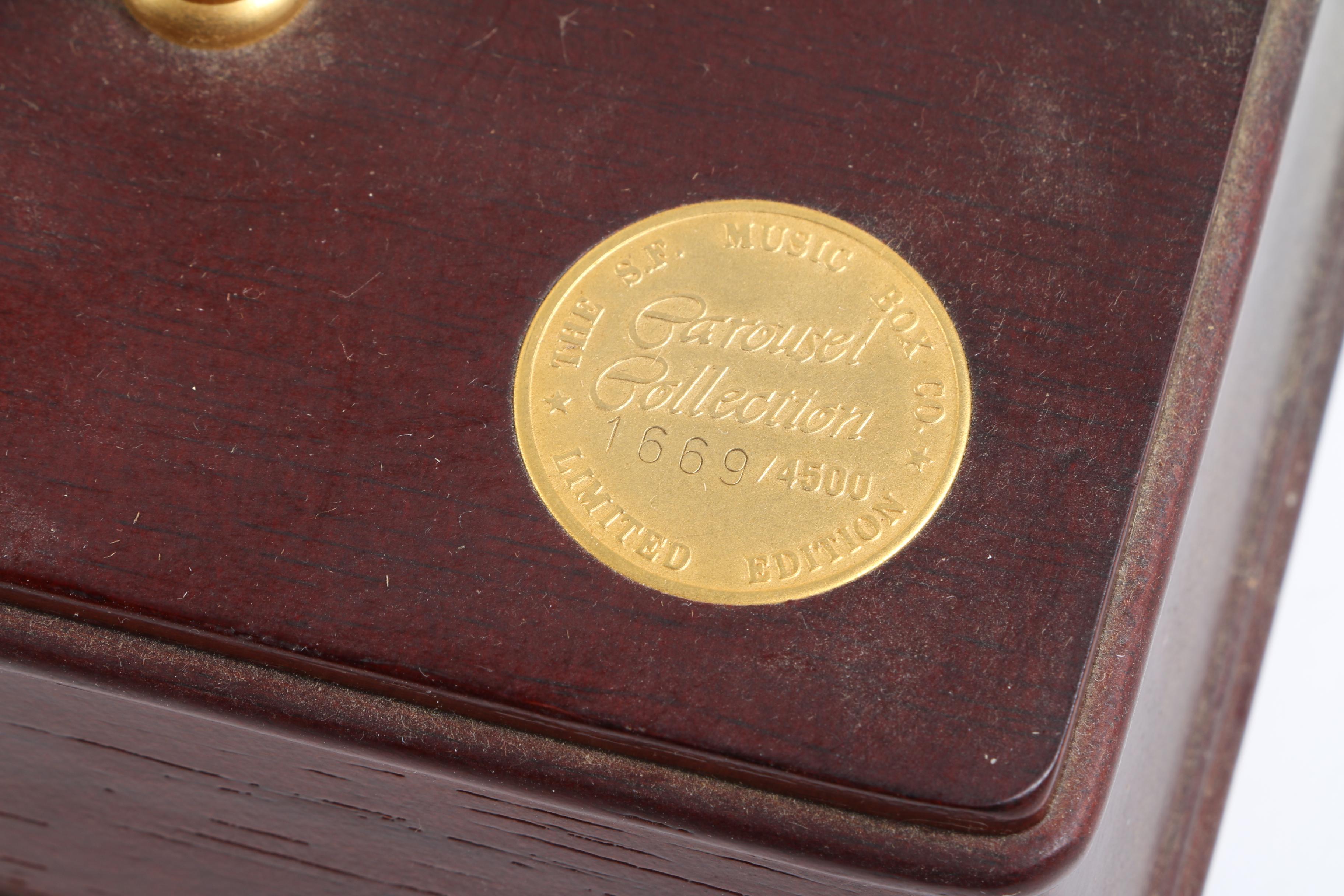 San Francisco Music Box Company Musical Carousel Horses