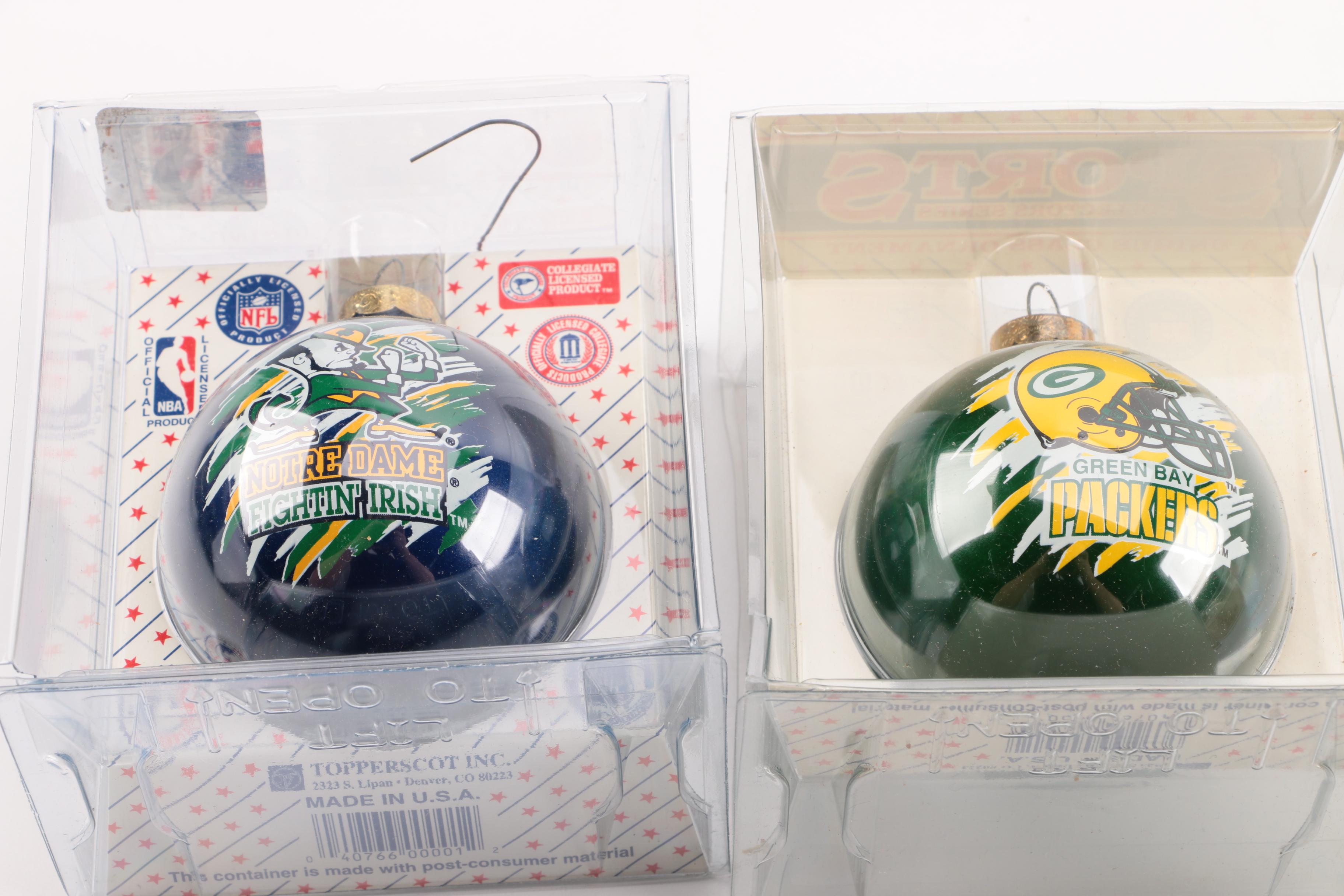 Disney and Sports Themed Holiday Ornaments