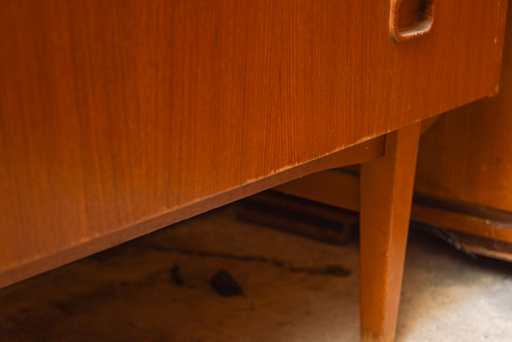 Danish Modern Teak Roll Top Desk by Egon Ostergaard