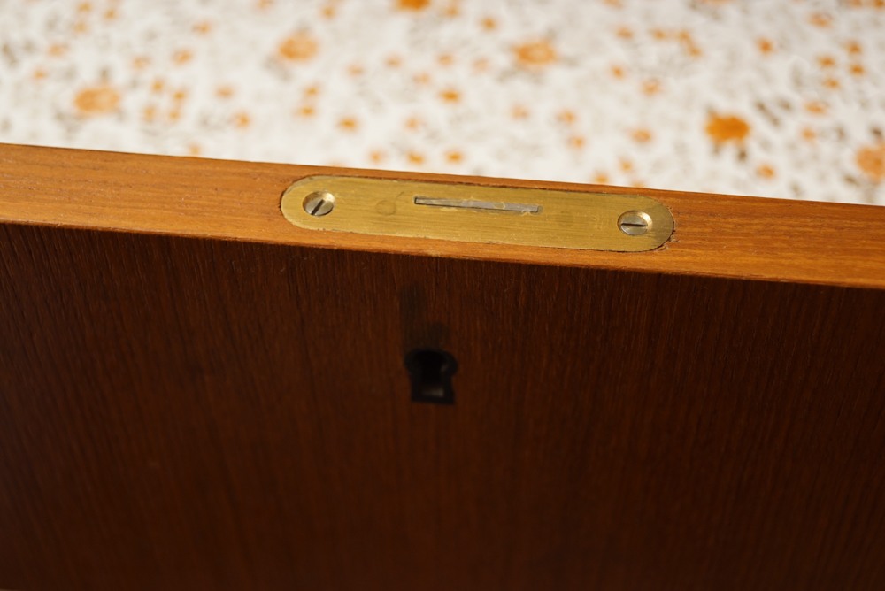 Danish Modern Teak Roll Top Desk by Egon Ostergaard