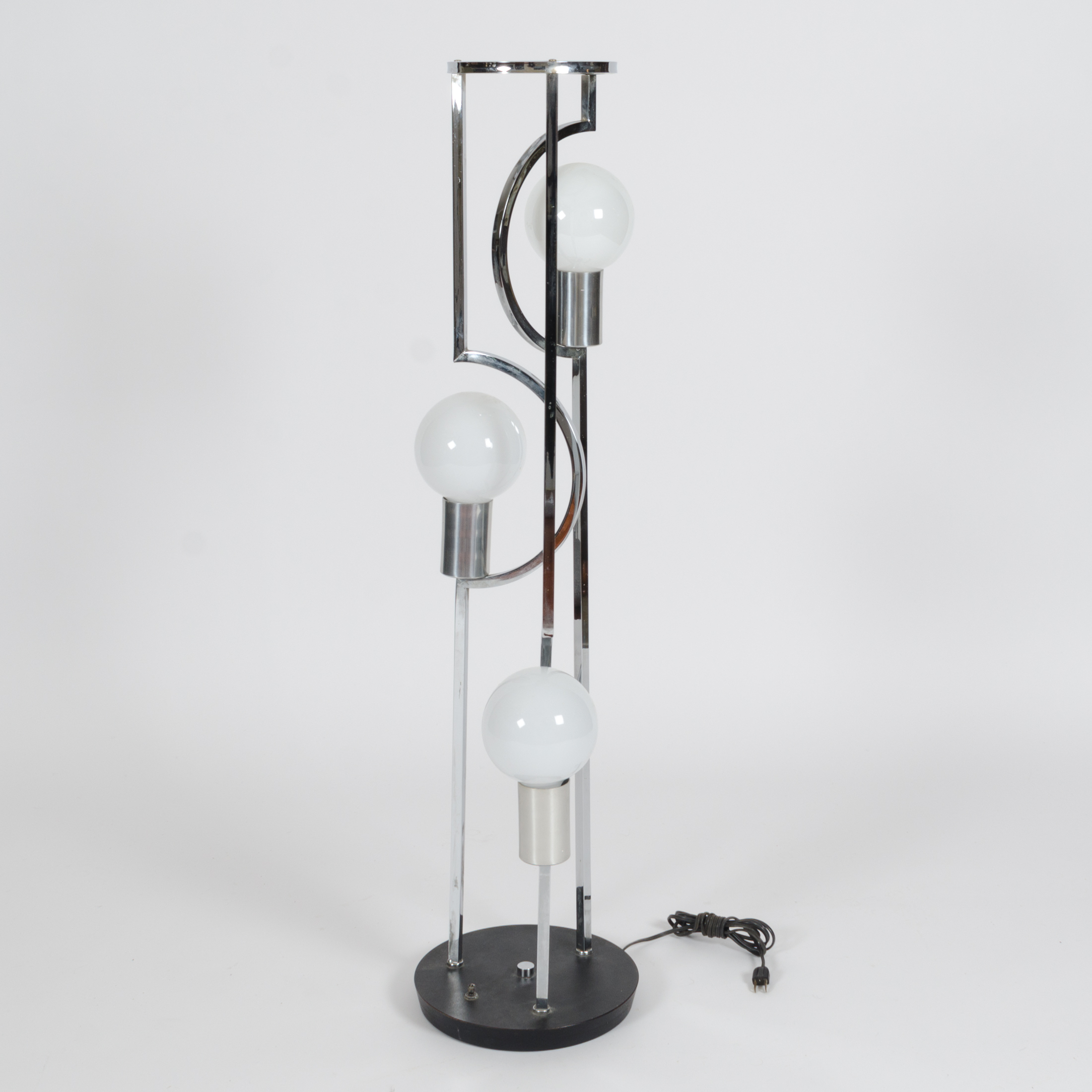 Mid Century Modern Chrome Lamp