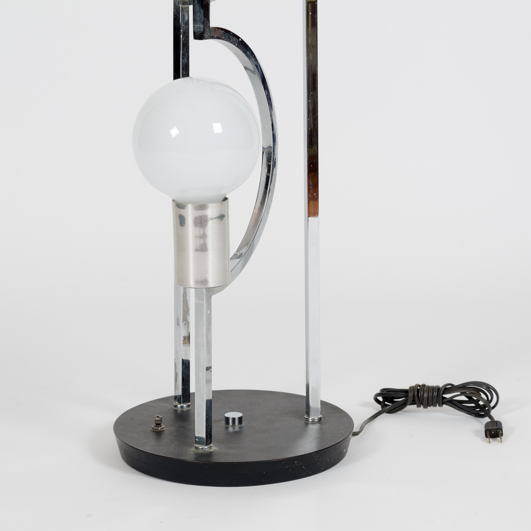 Mid Century Modern Chrome Lamp