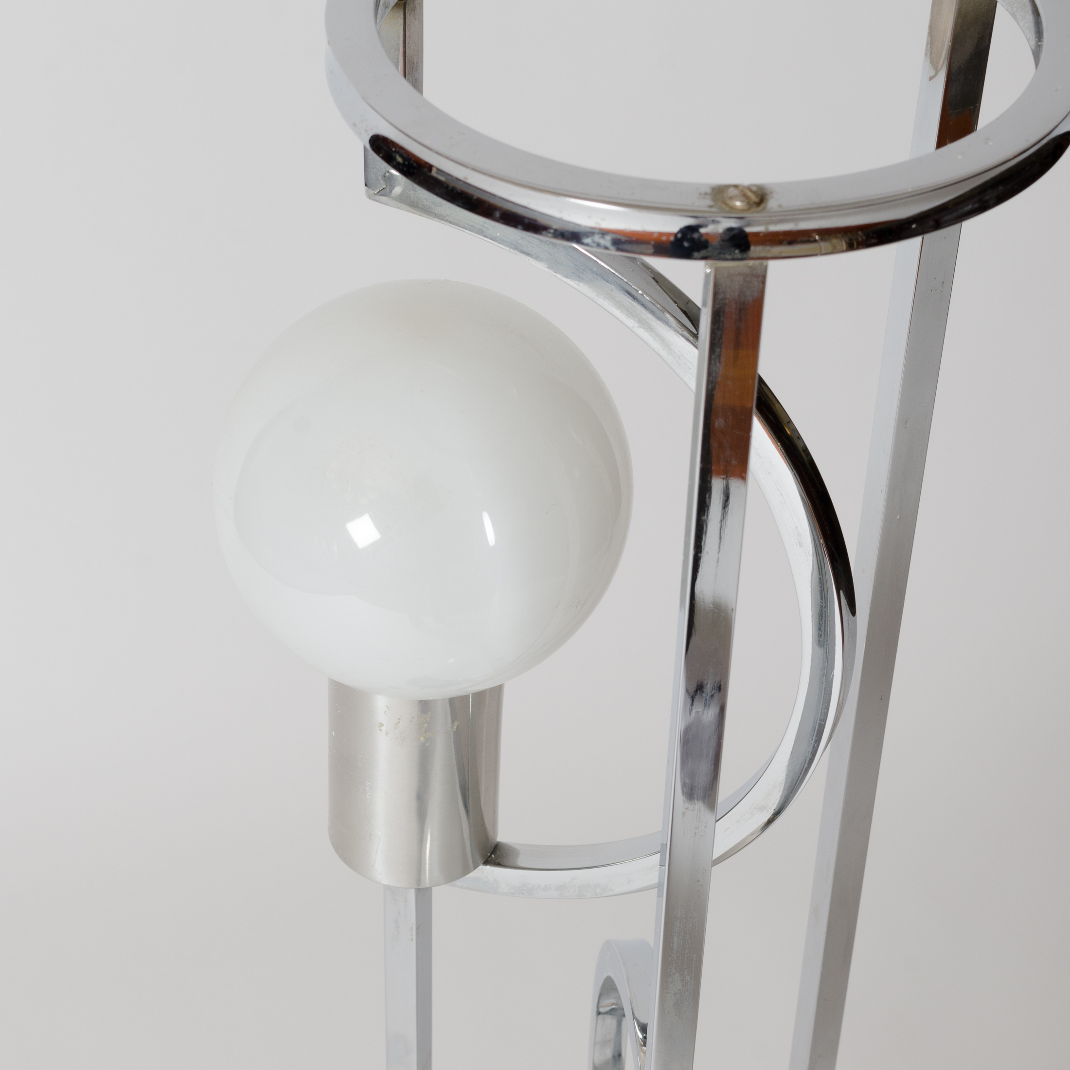 Mid Century Modern Chrome Lamp