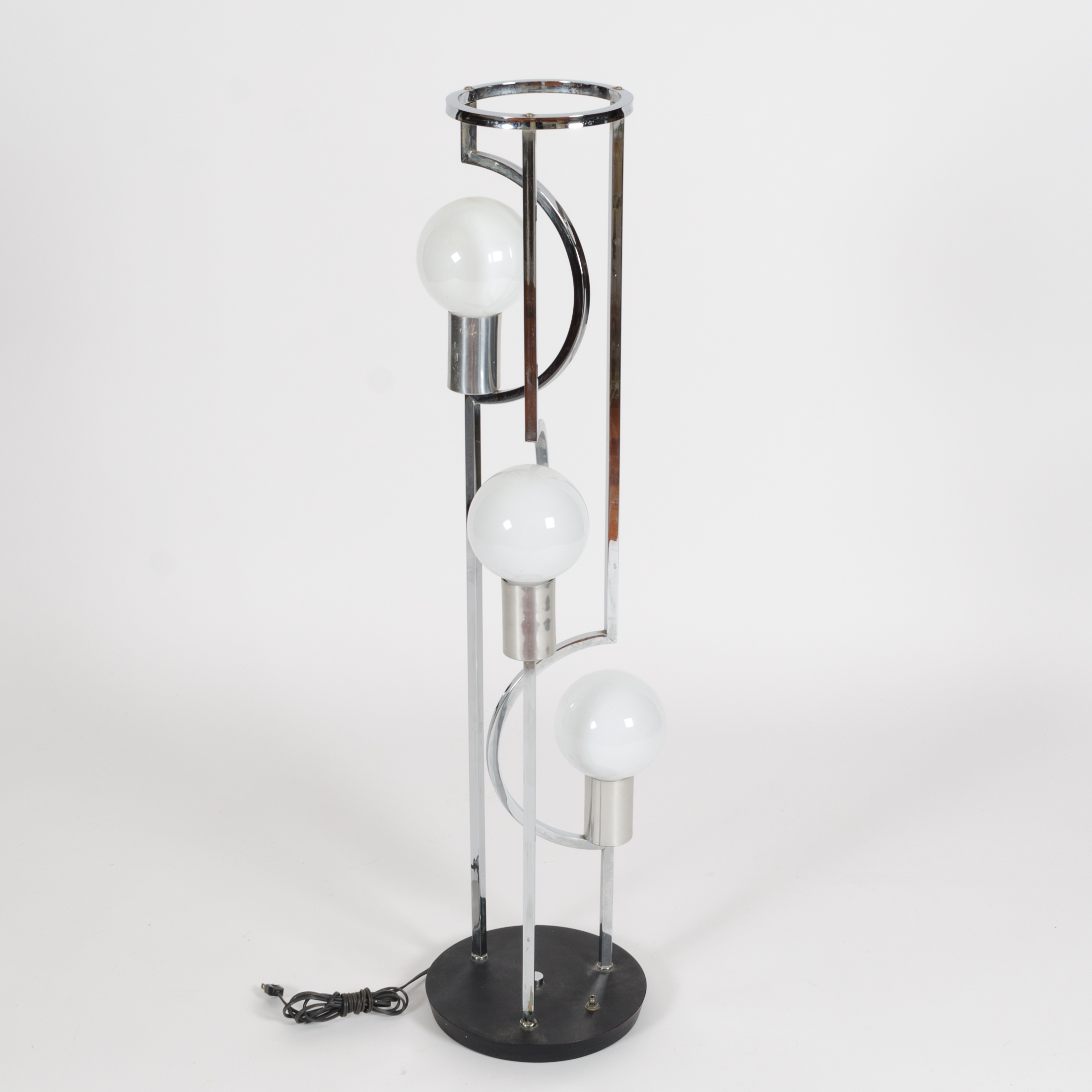 Mid Century Modern Chrome Lamp