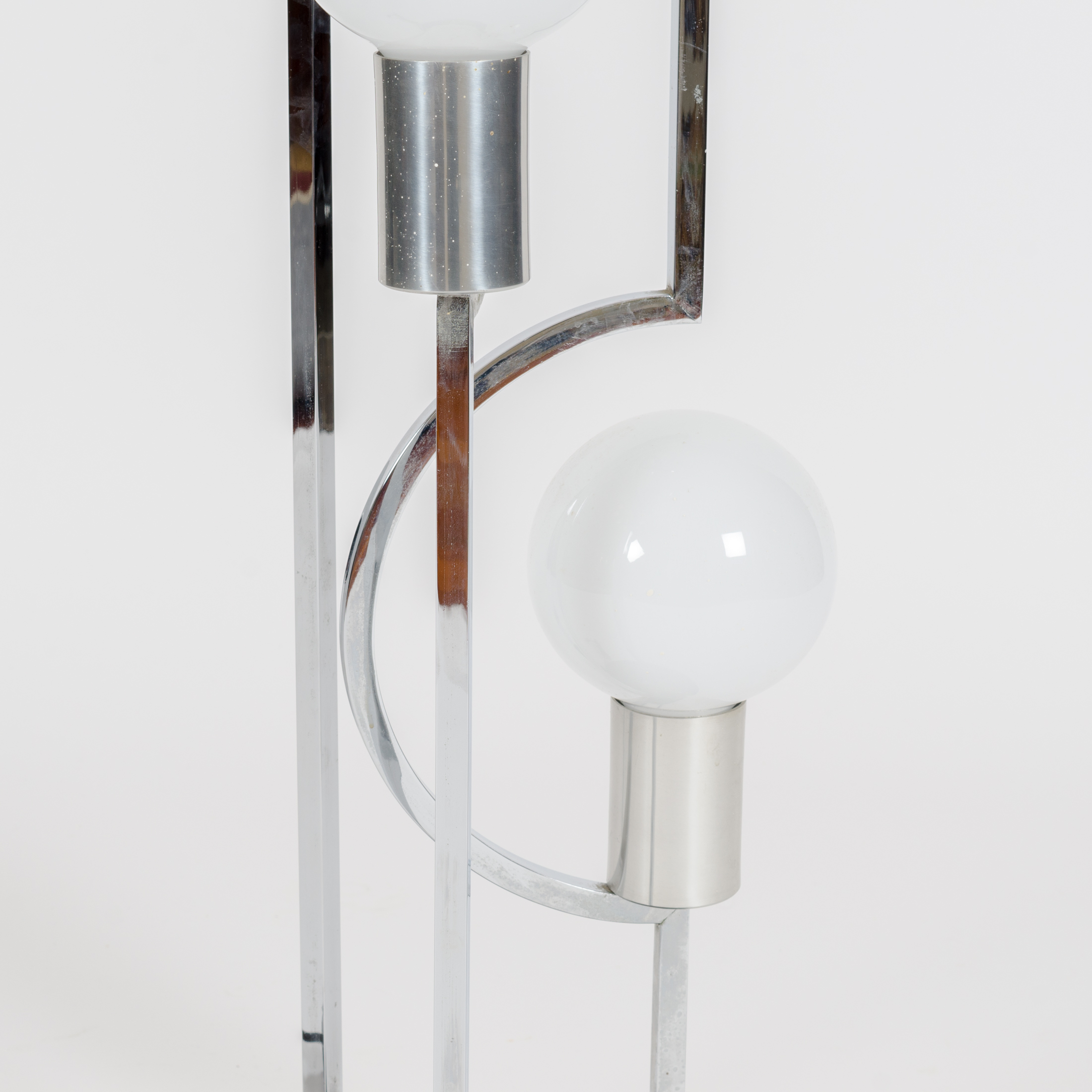 Mid Century Modern Chrome Lamp