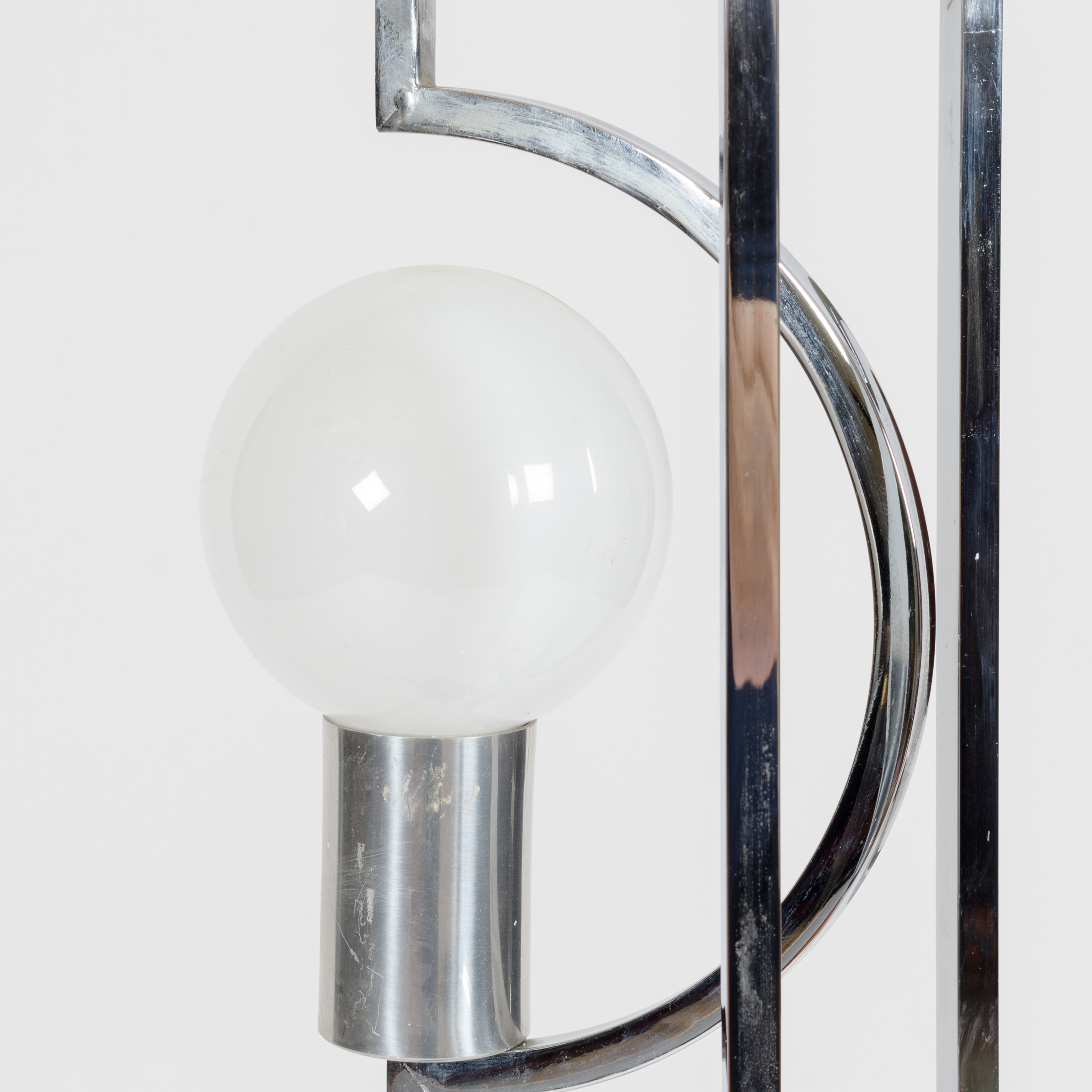 Mid Century Modern Chrome Lamp