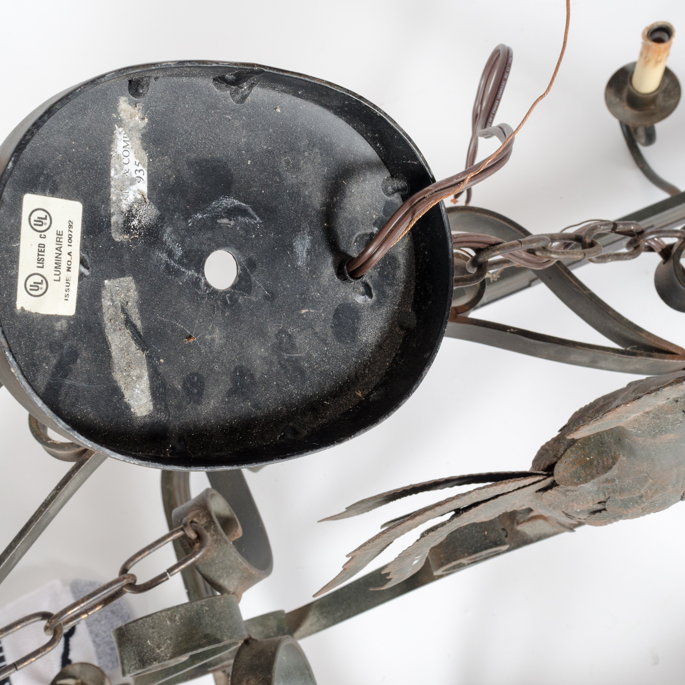 French Country Style Rooster Chandelier