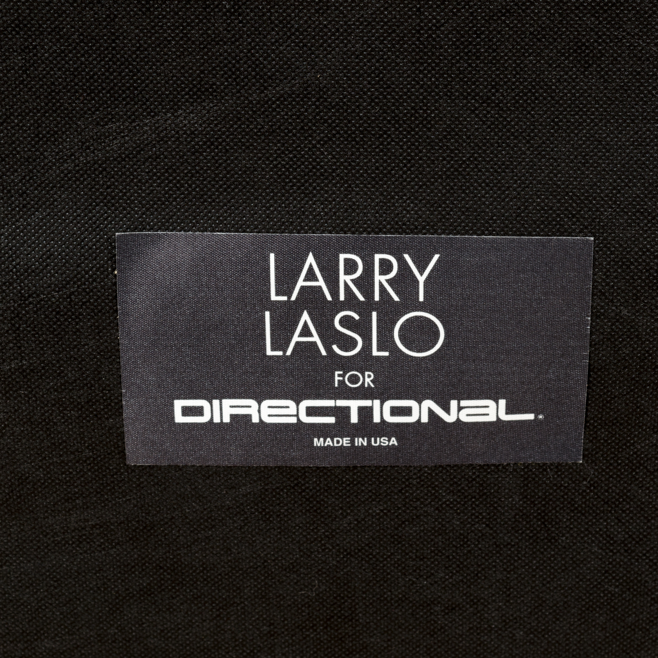 Ecru And Beige Ottoman by Larry Laslo