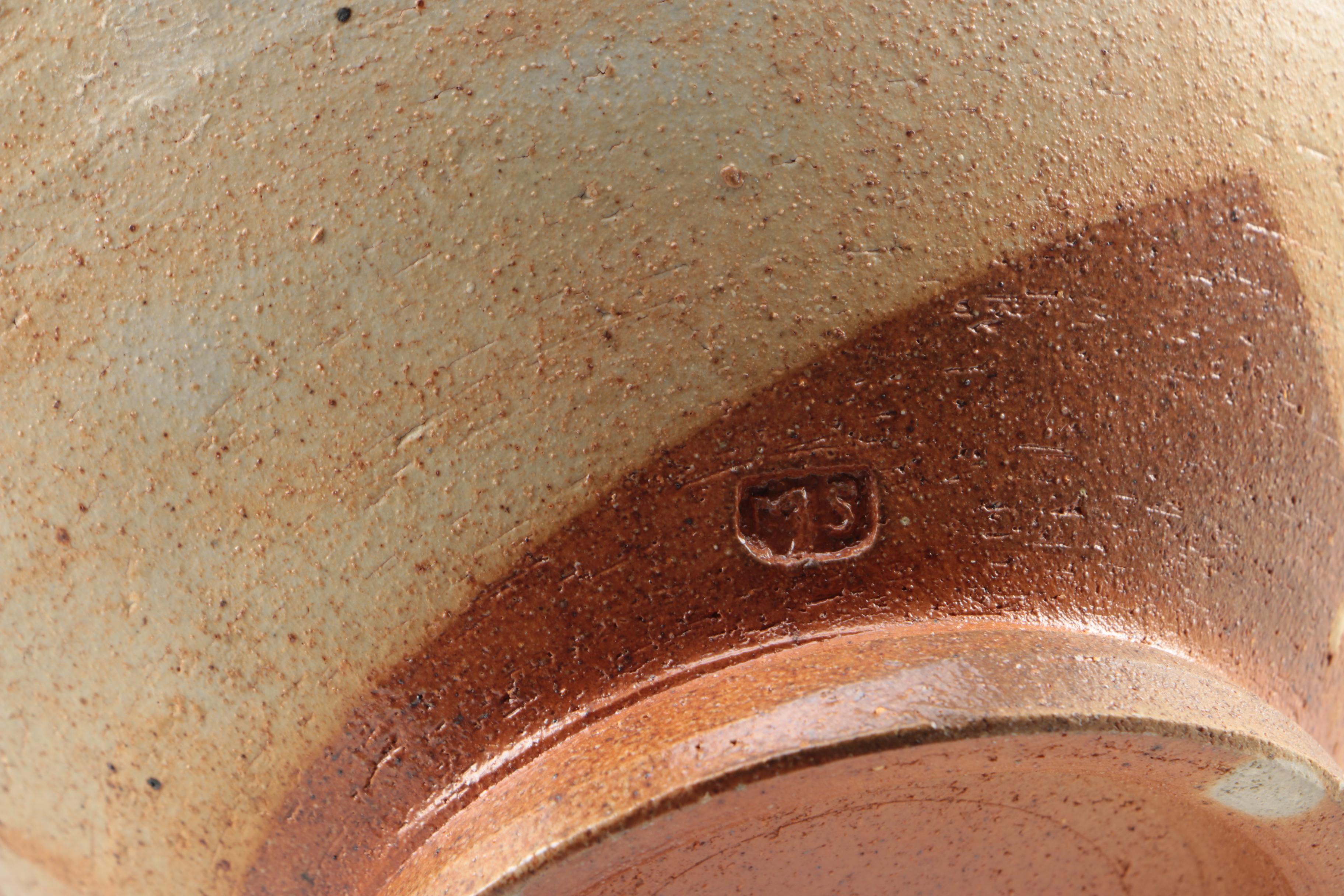 Michael Simon Thrown Salt Glazed Stoneware Bowl