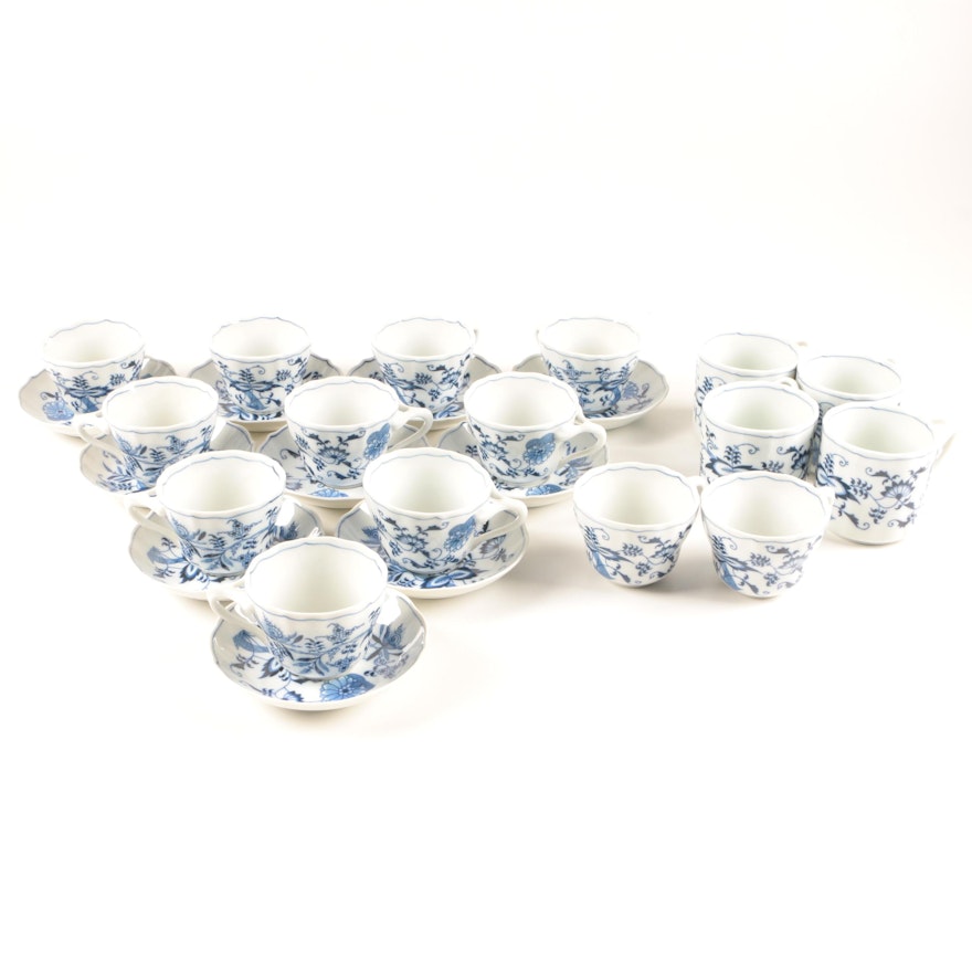 Blue Danube Porcelain Tea Cup Set