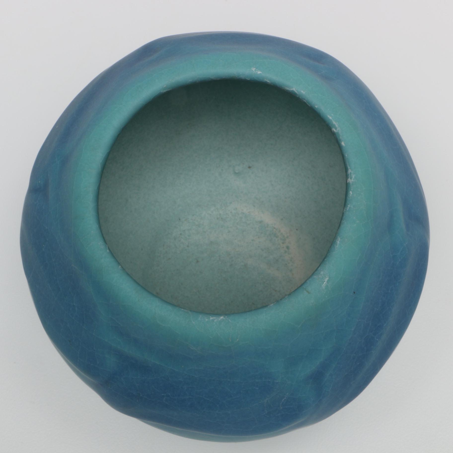 Van Briggle Ming Blue Ceramic Vases and Vessels