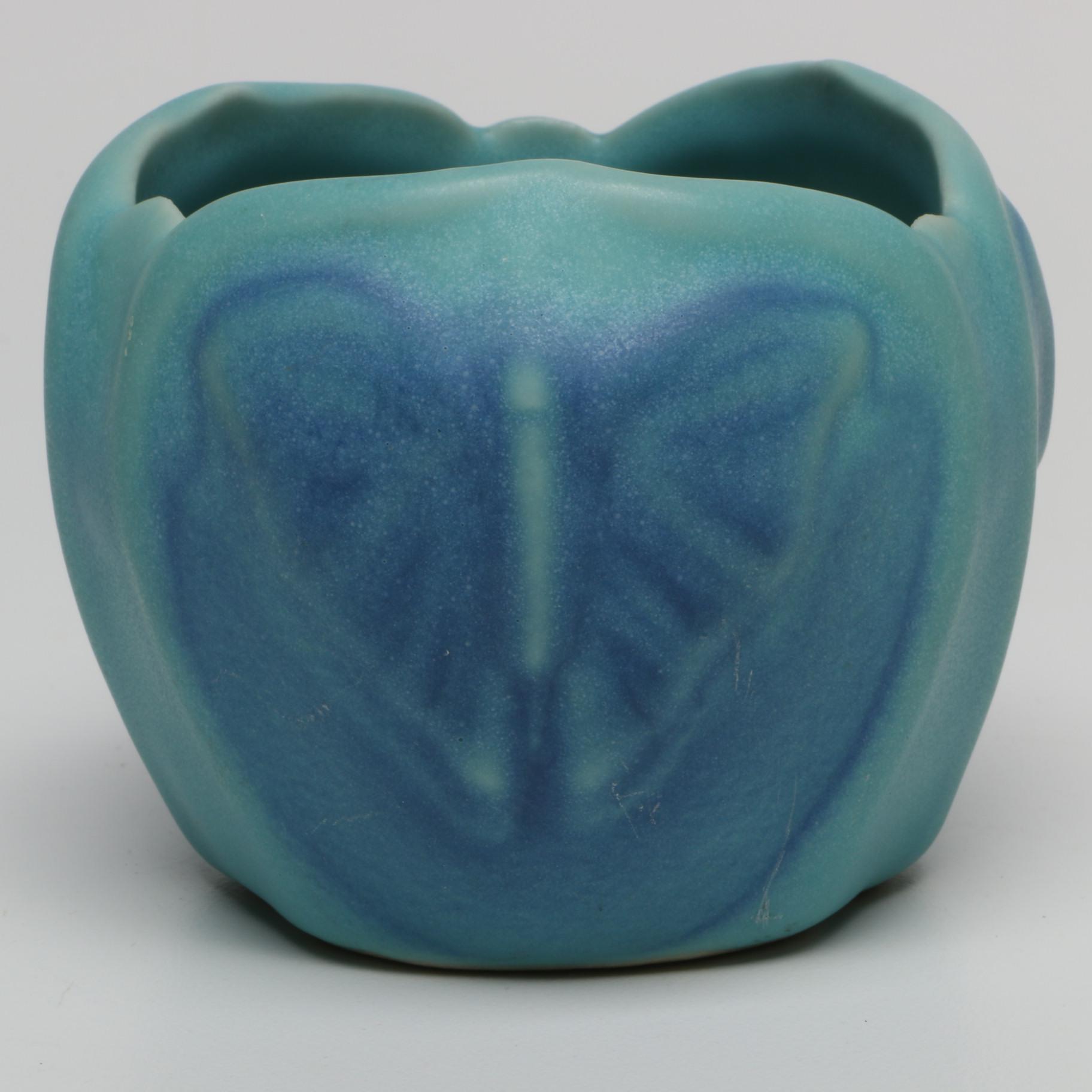 Van Briggle Ming Blue Ceramic Vases and Vessels
