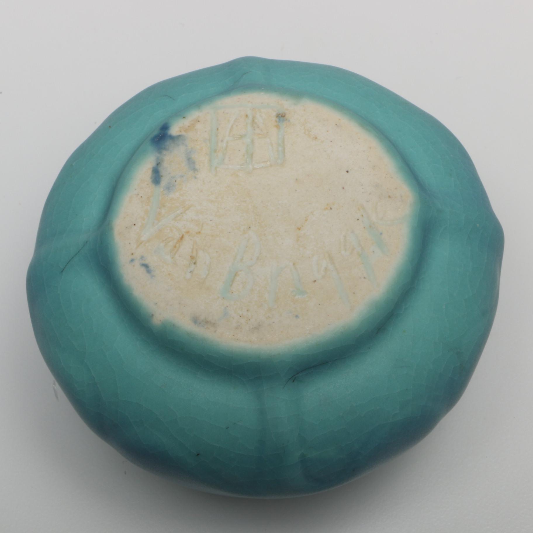 Van Briggle Ming Blue Ceramic Vases and Vessels