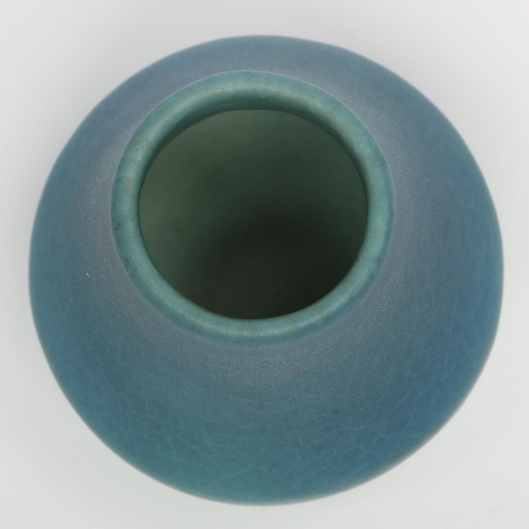 Van Briggle Ming Blue Ceramic Vases and Vessels