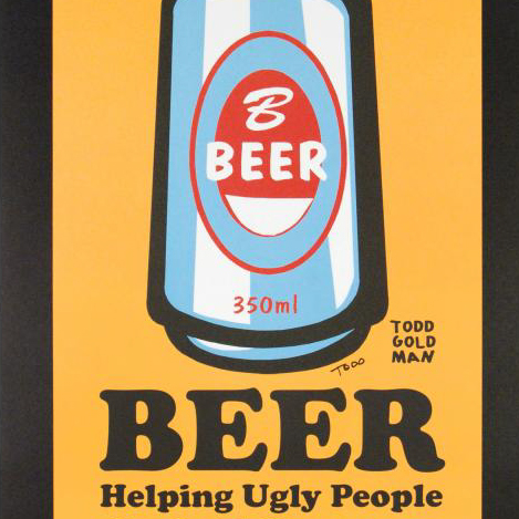 "Beer: Helping Ugly People Get Laid Since 1927" Litho Poster