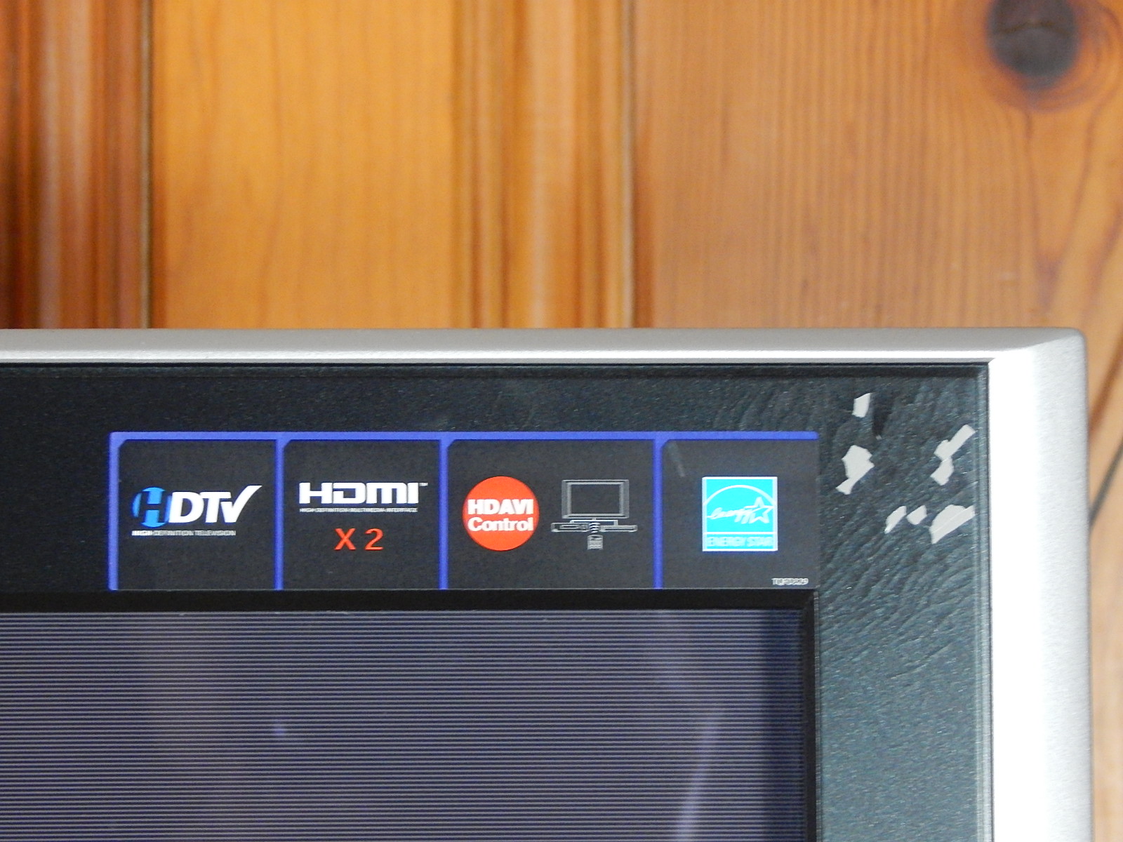 50" Panasonic Television and Stereo Equipment with Black Entertainment Console