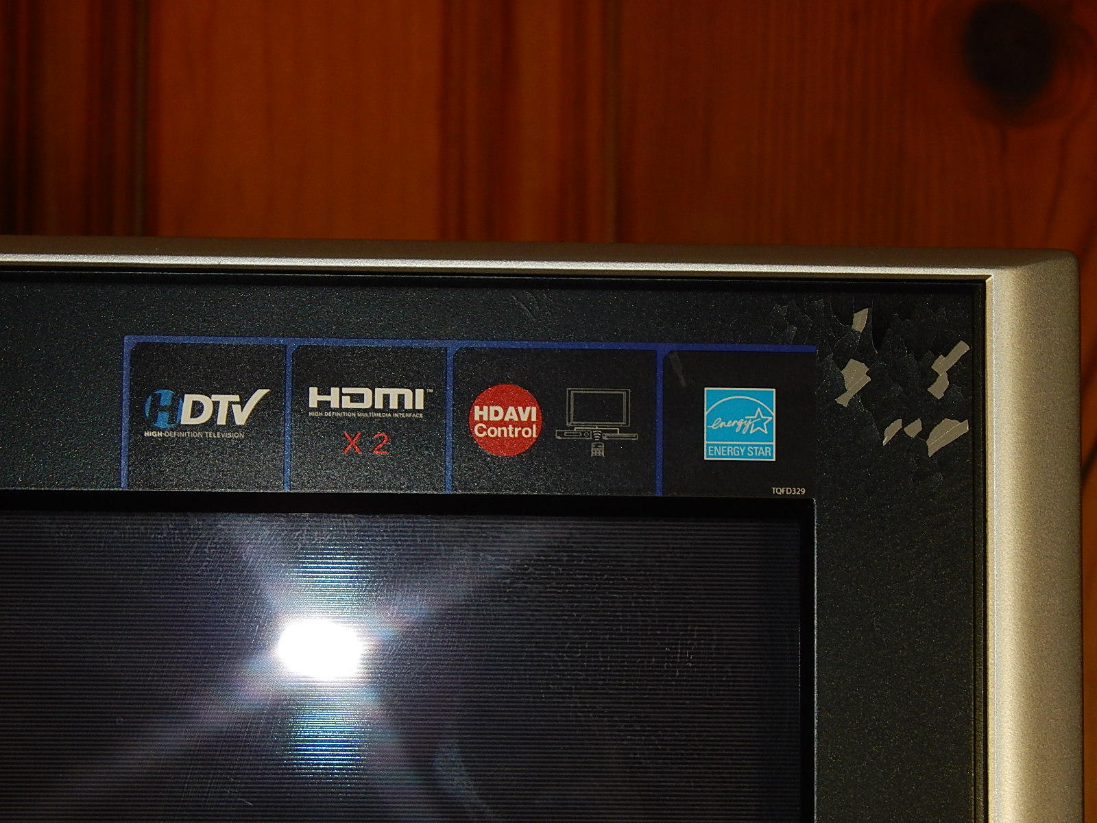 50" Panasonic Television and Stereo Equipment with Black Entertainment Console