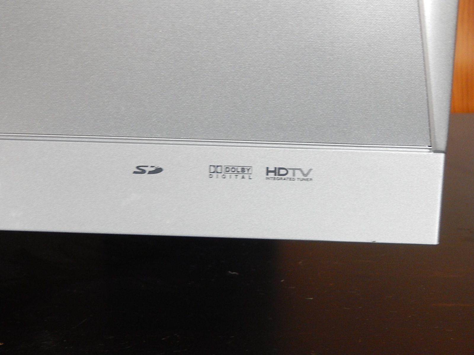 50" Panasonic Television and Stereo Equipment with Black Entertainment Console