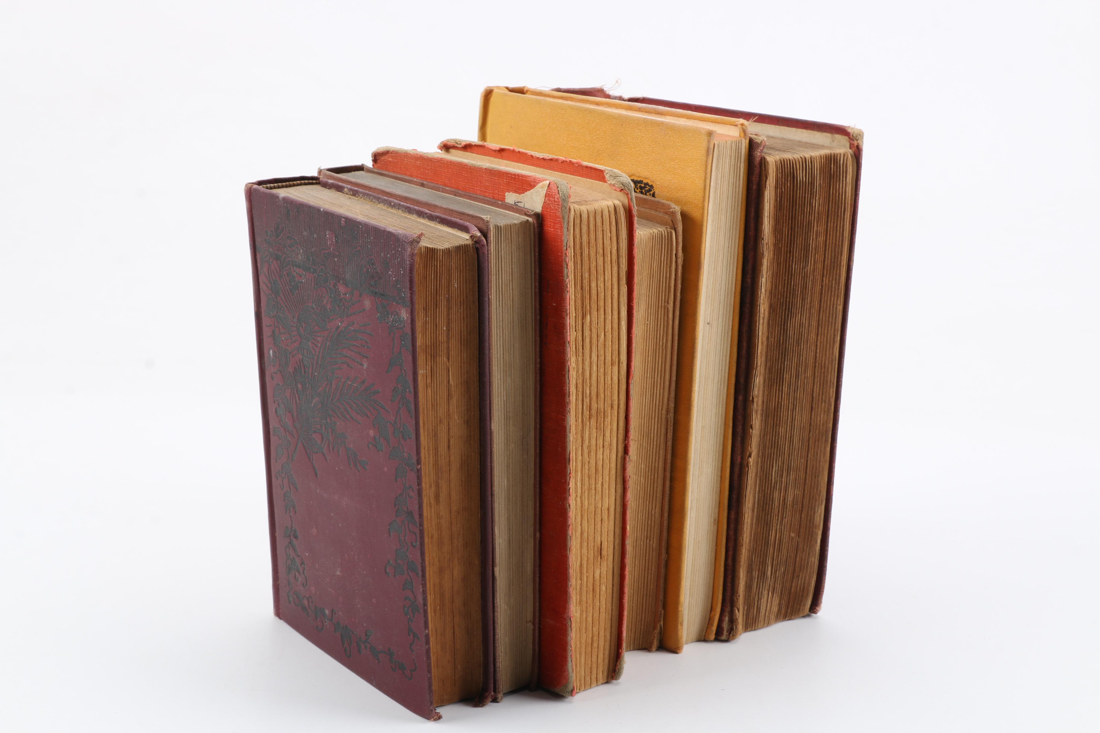 Vintage and Antique Books Including 1890s "The Pilgrim's Progress"