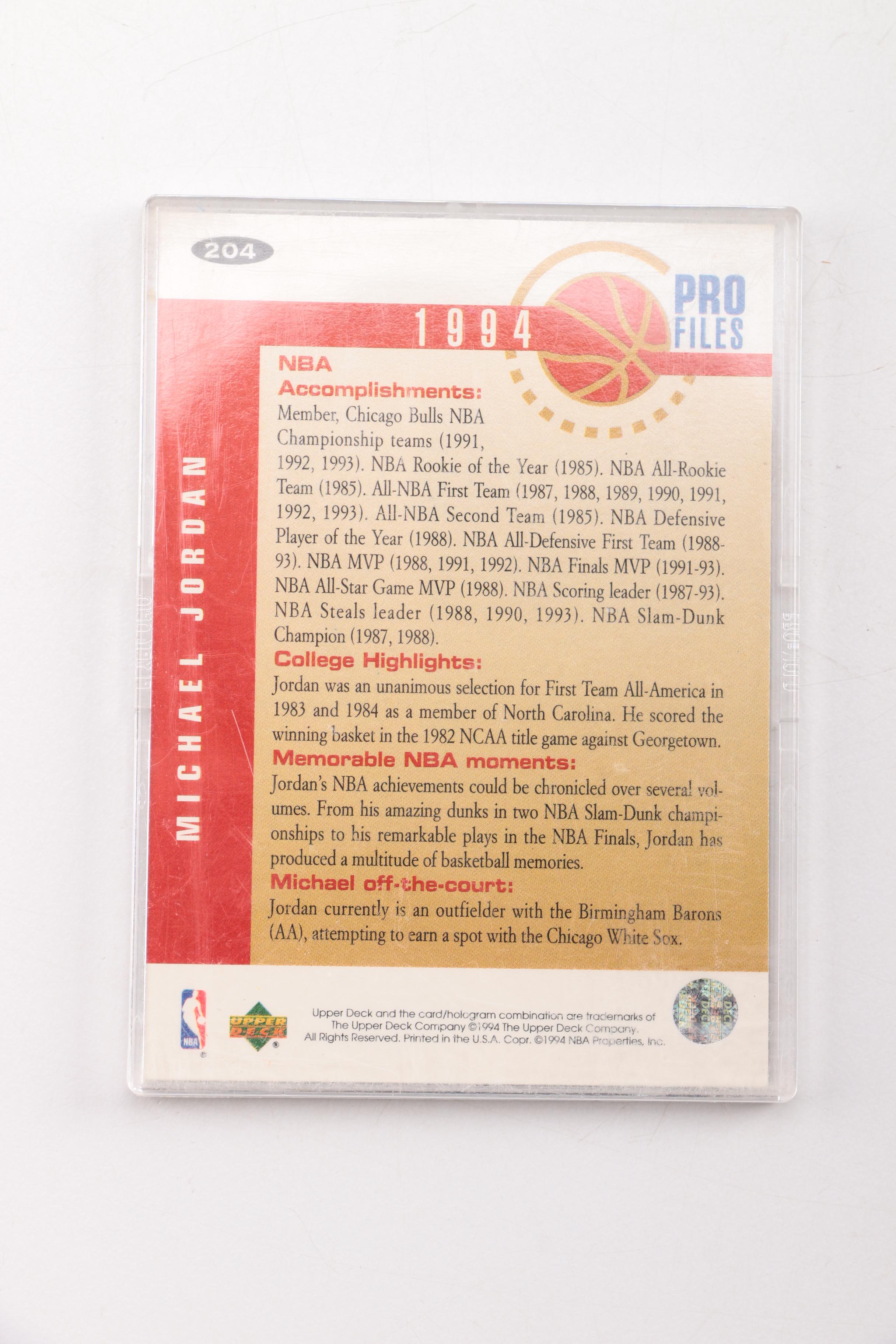 Michael Jordan Trading Cards