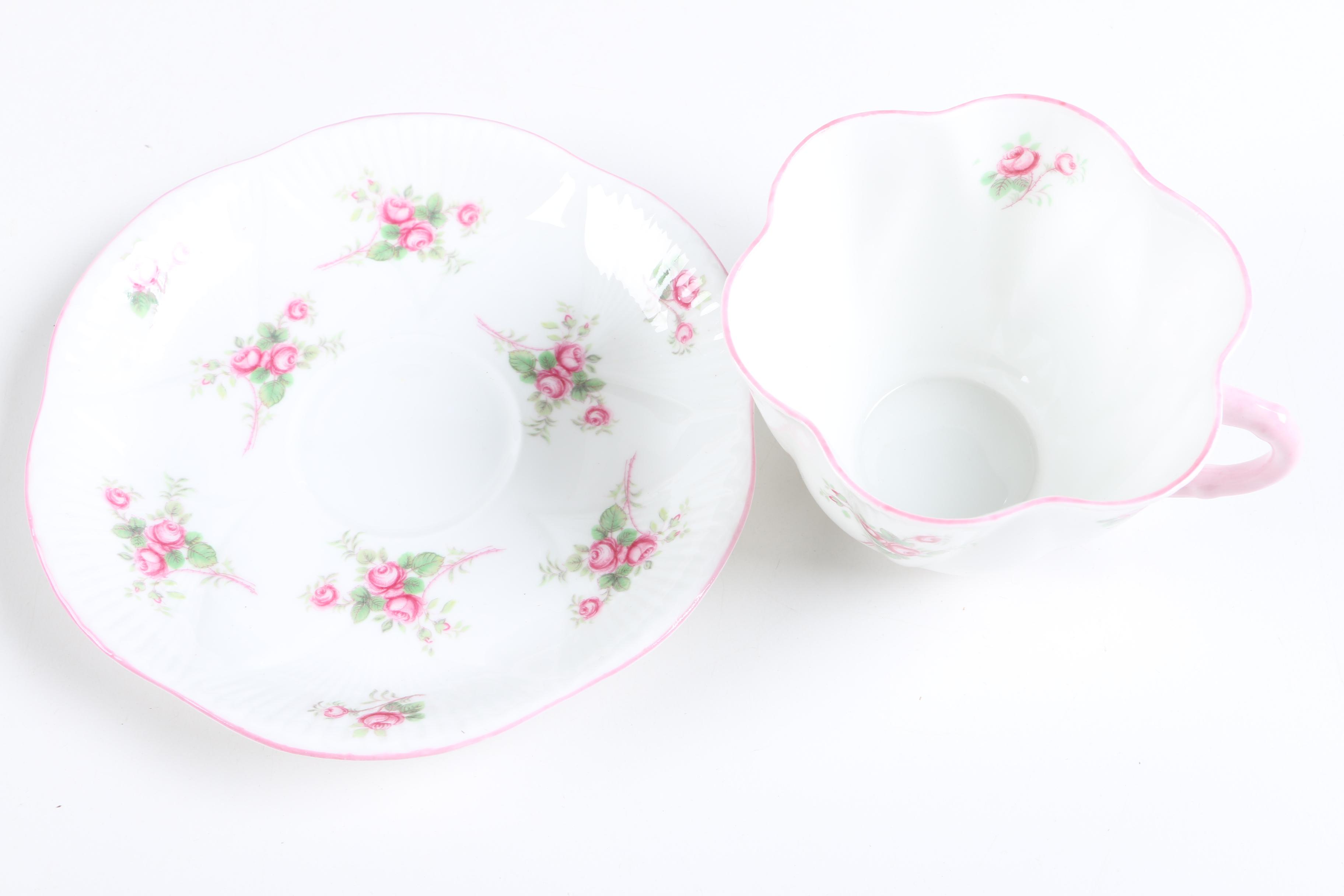 Floral Tableware Including Vintage GDA Limoges