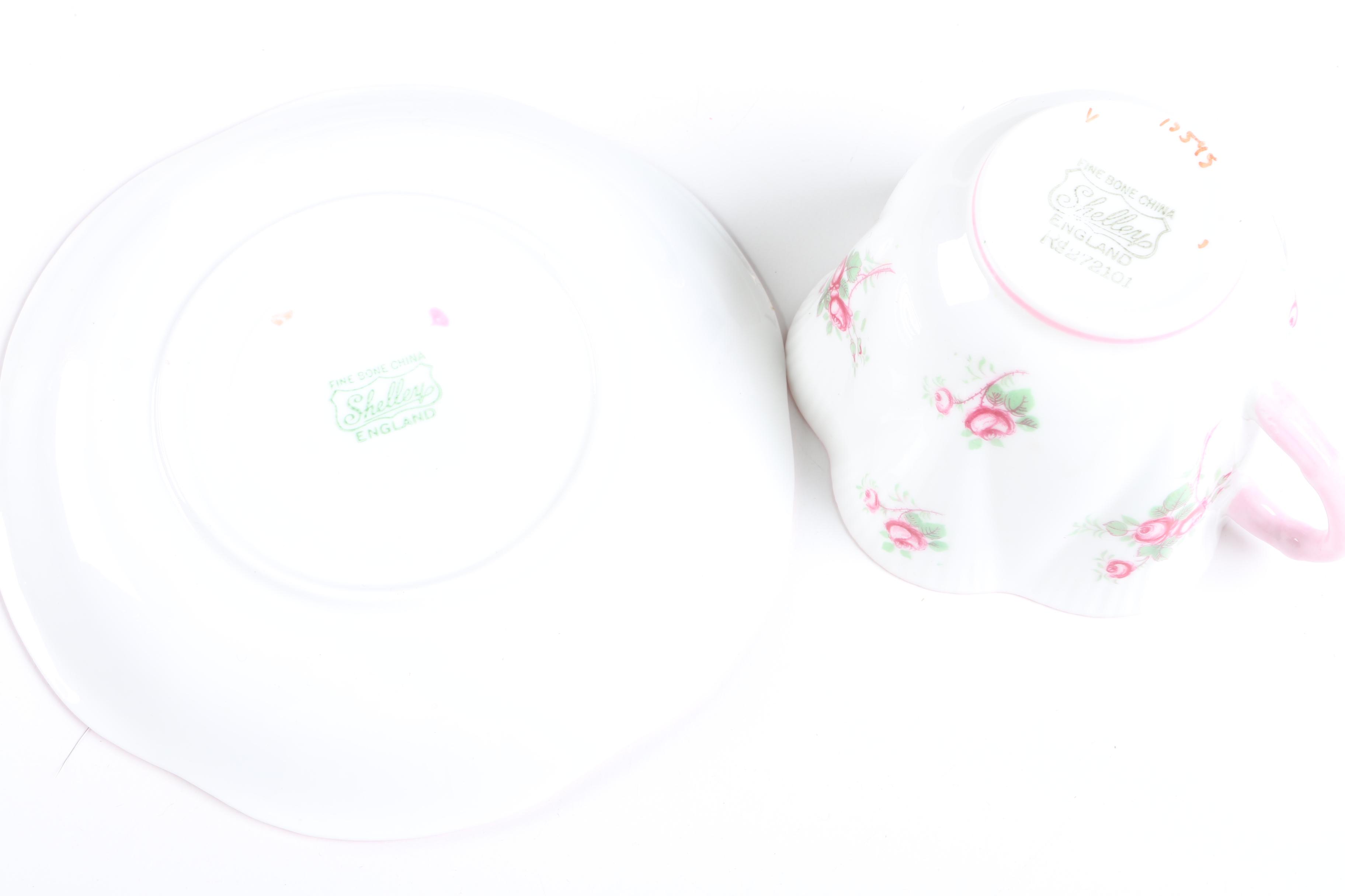 Floral Tableware Including Vintage GDA Limoges