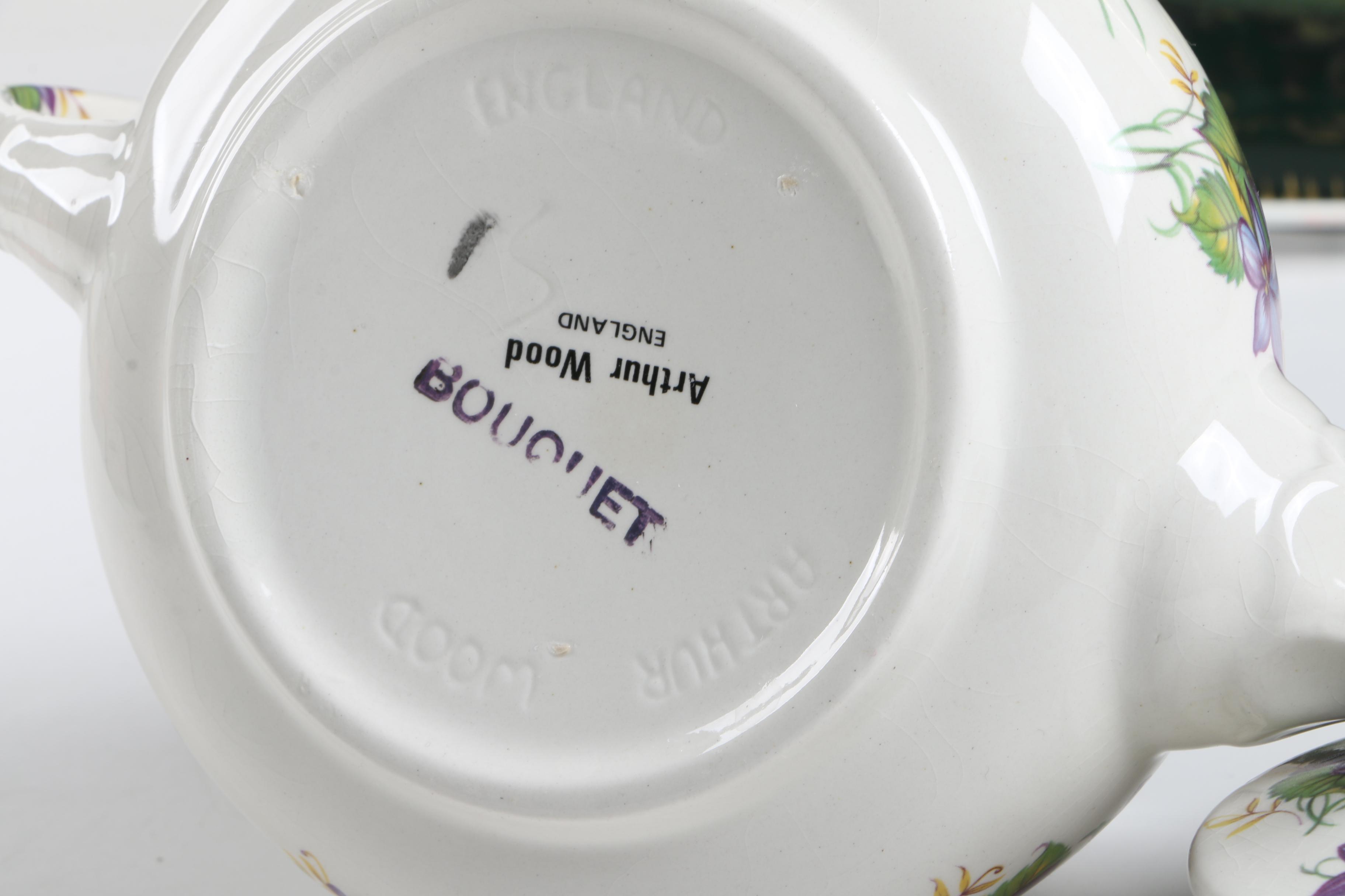 Floral Tableware Including Vintage GDA Limoges