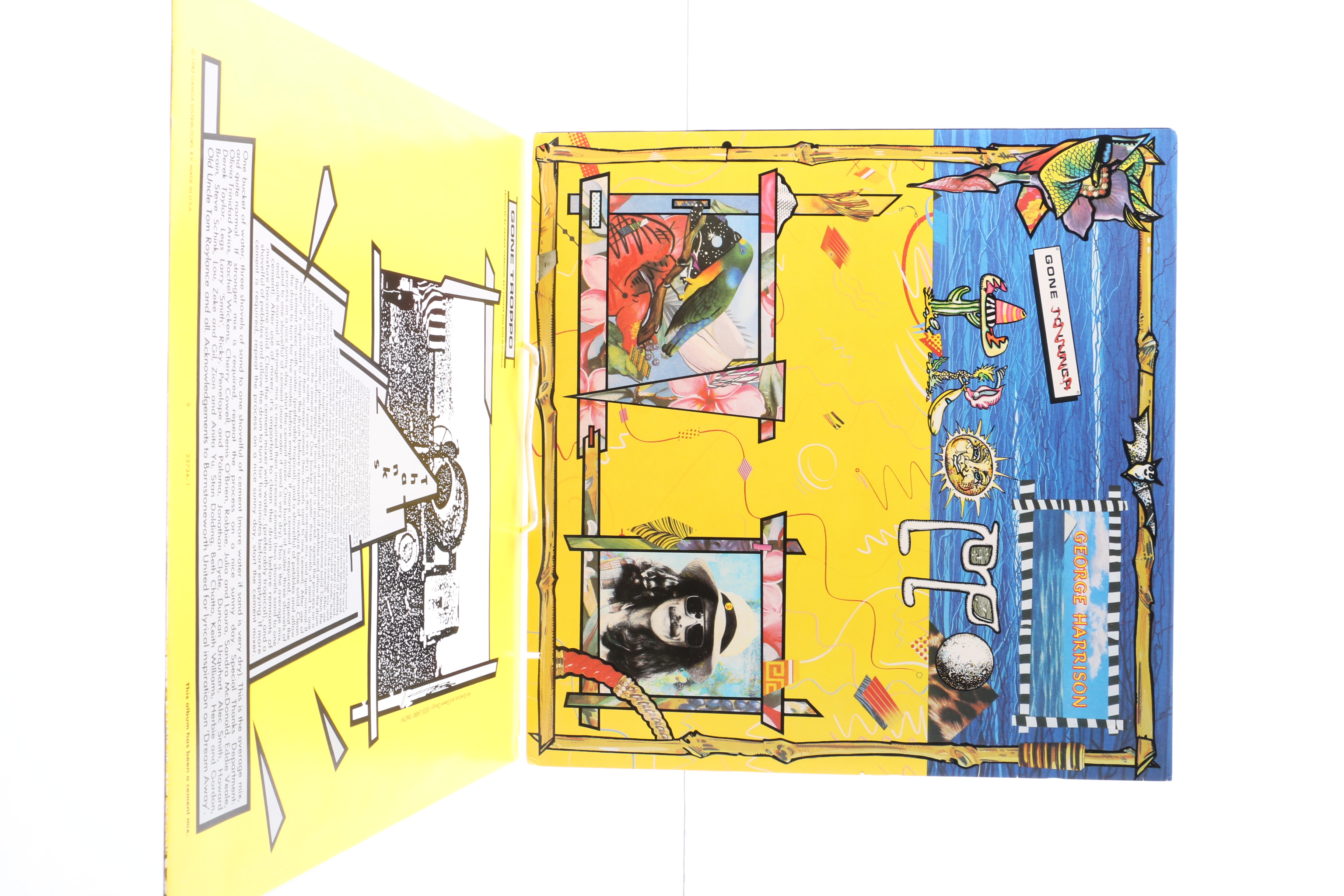 George Harrison LPs Including "Gone Troppo" & "Somewhere In England"