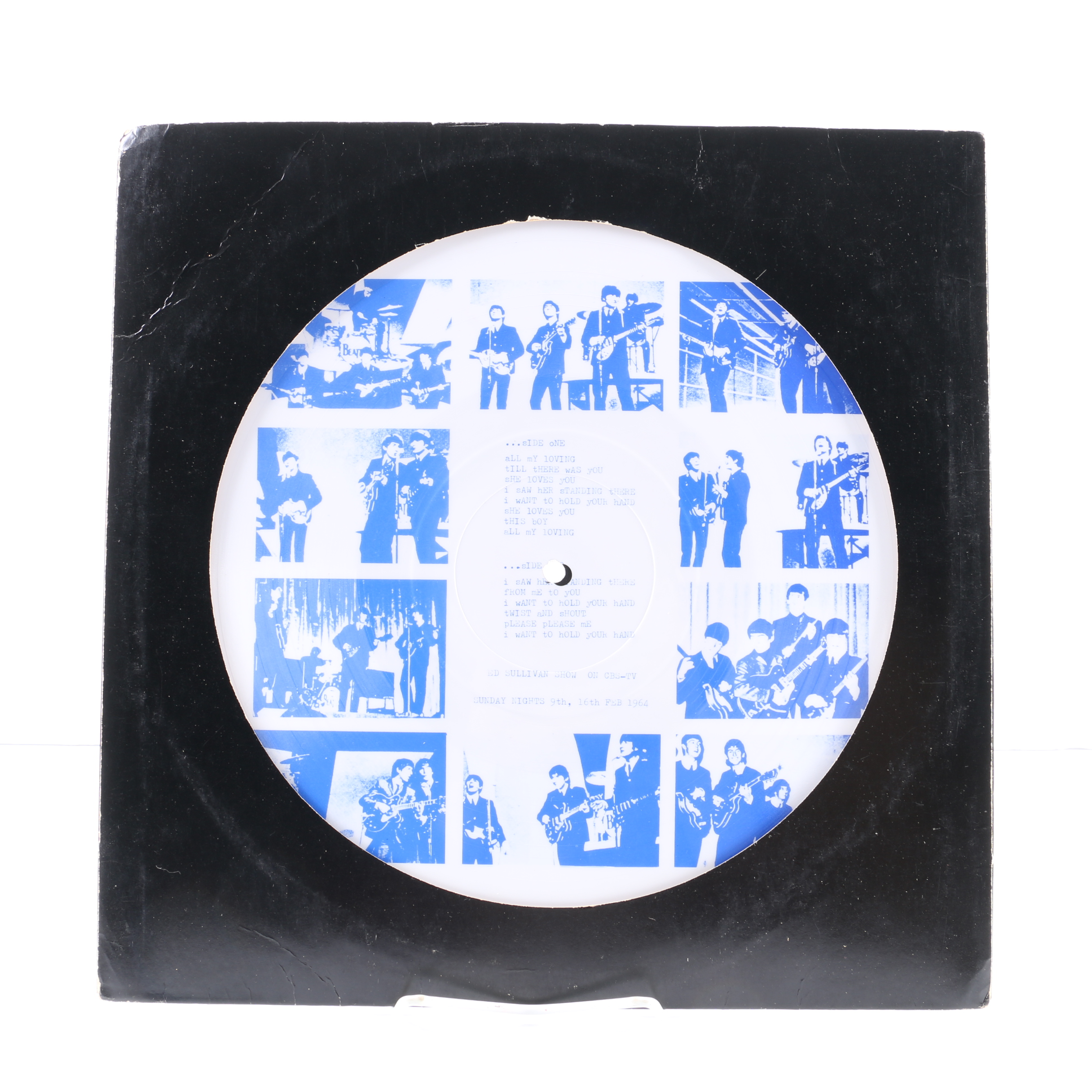 The Beatles "Ed 'Sullivan Show CBS TV Studio" Bootleg Picture Disc
