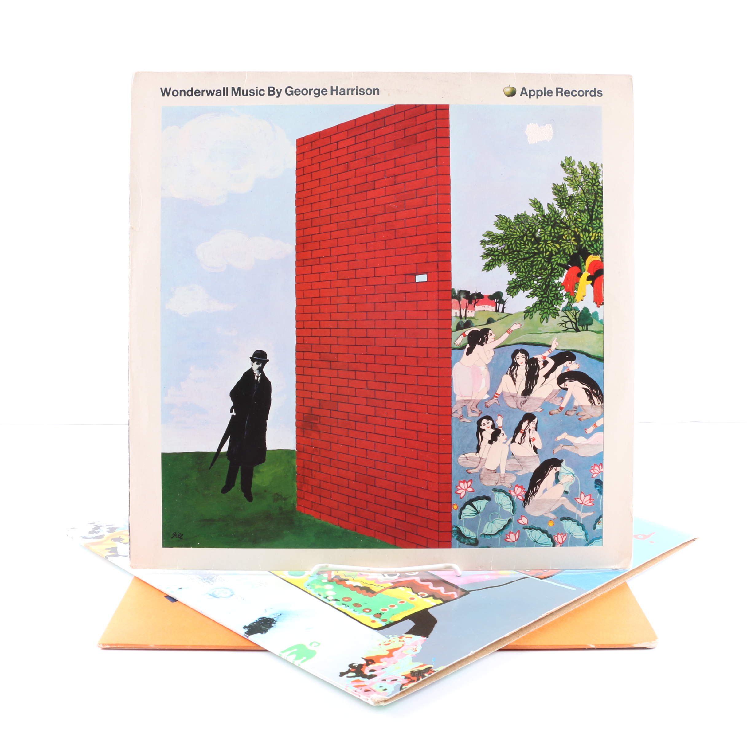 George Harrison LPs Including "Wonderwall Music" German Pressing