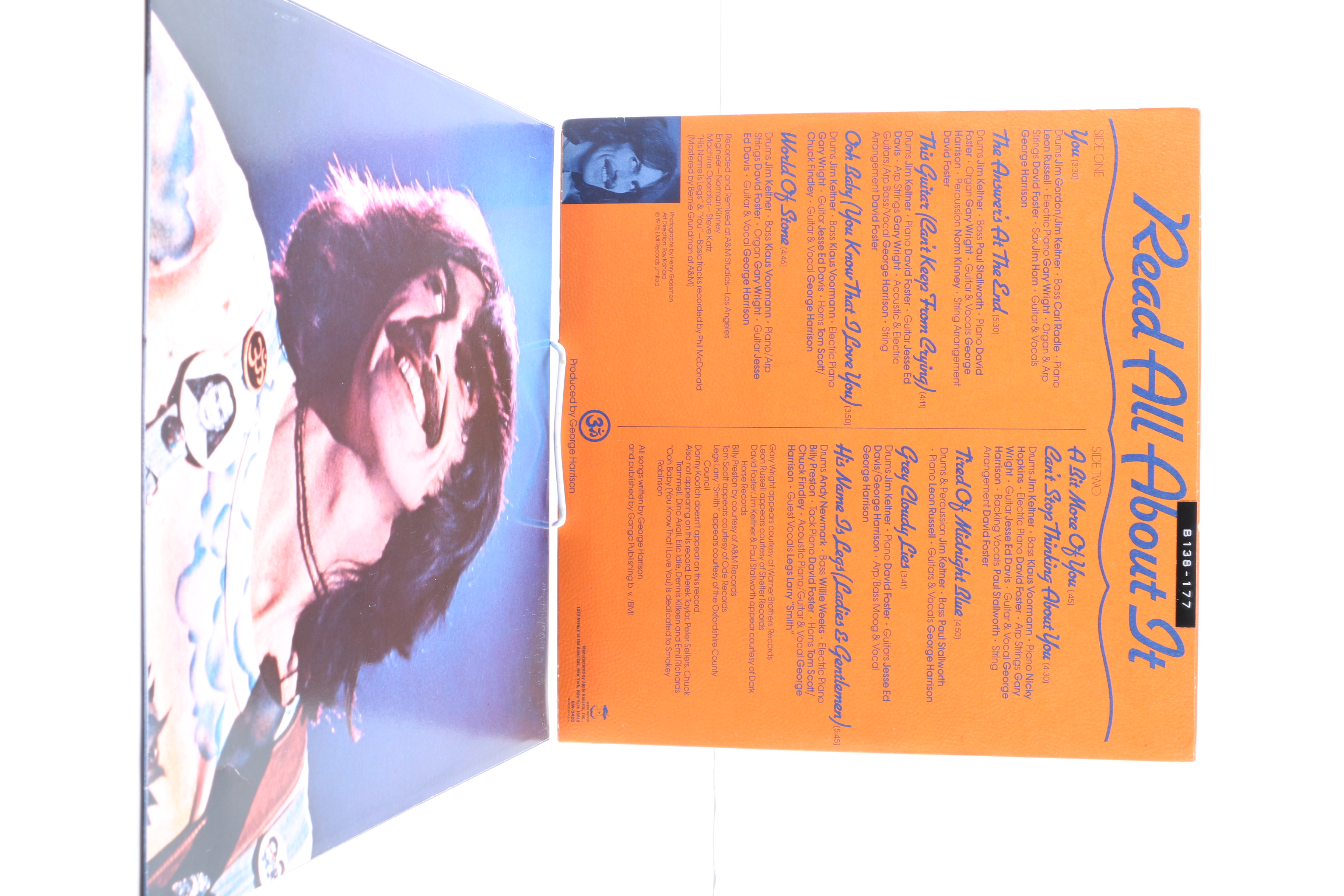 George Harrison LPs Including "Wonderwall Music" German Pressing