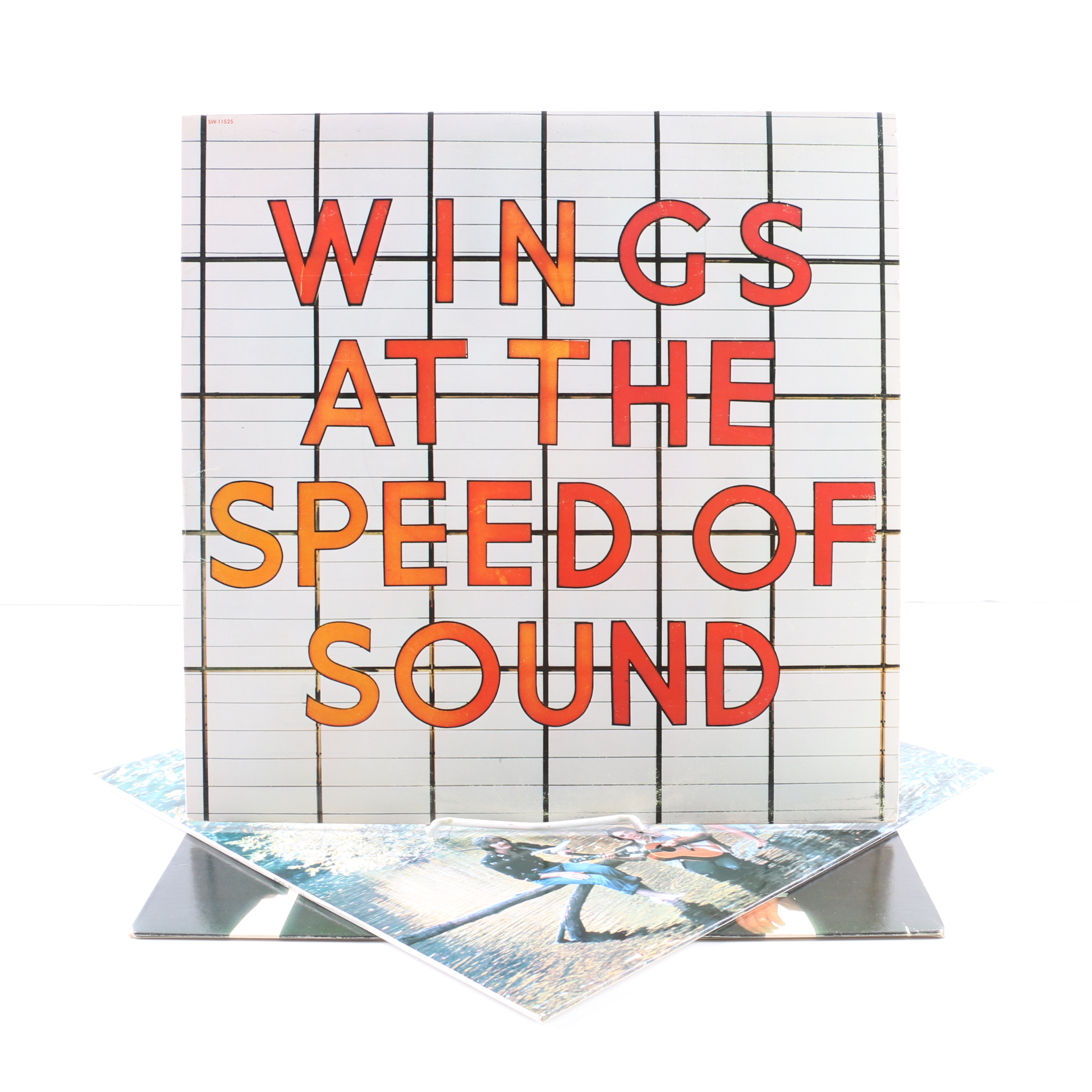 Wings LPs including "At The Speed Of Sound" "Wild Life" and "Goodnight Tonight"
