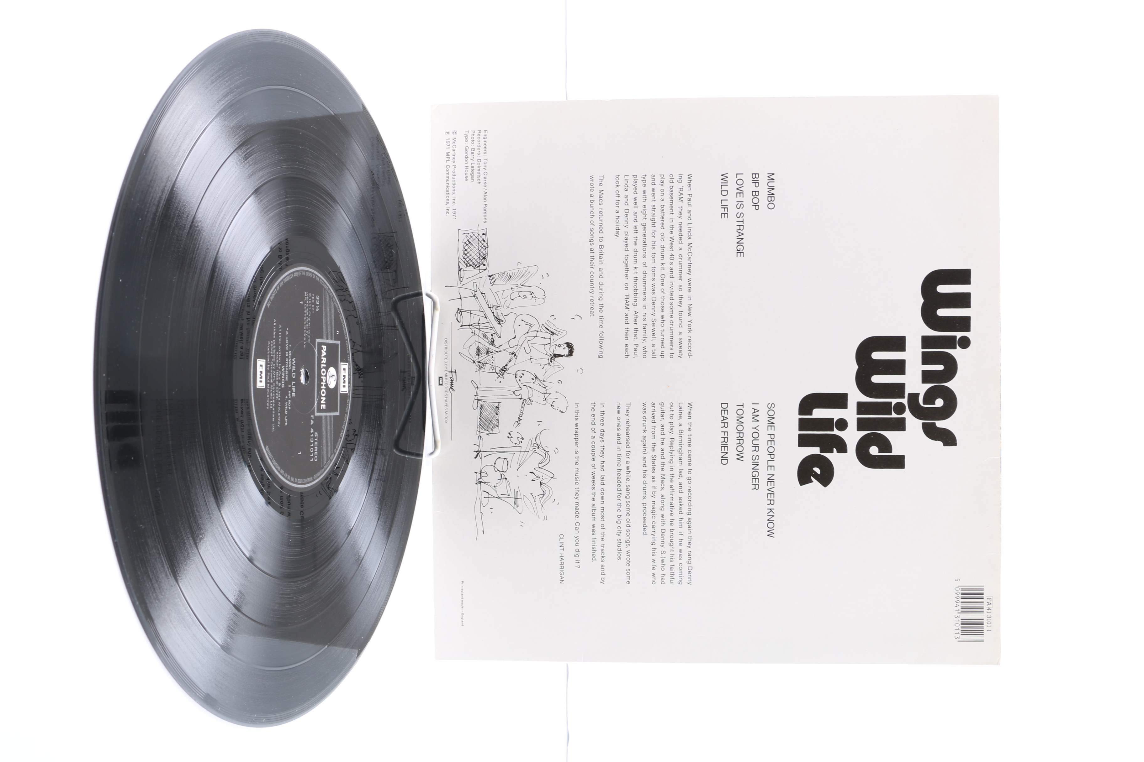 Wings LPs including "At The Speed Of Sound" "Wild Life" and "Goodnight Tonight"