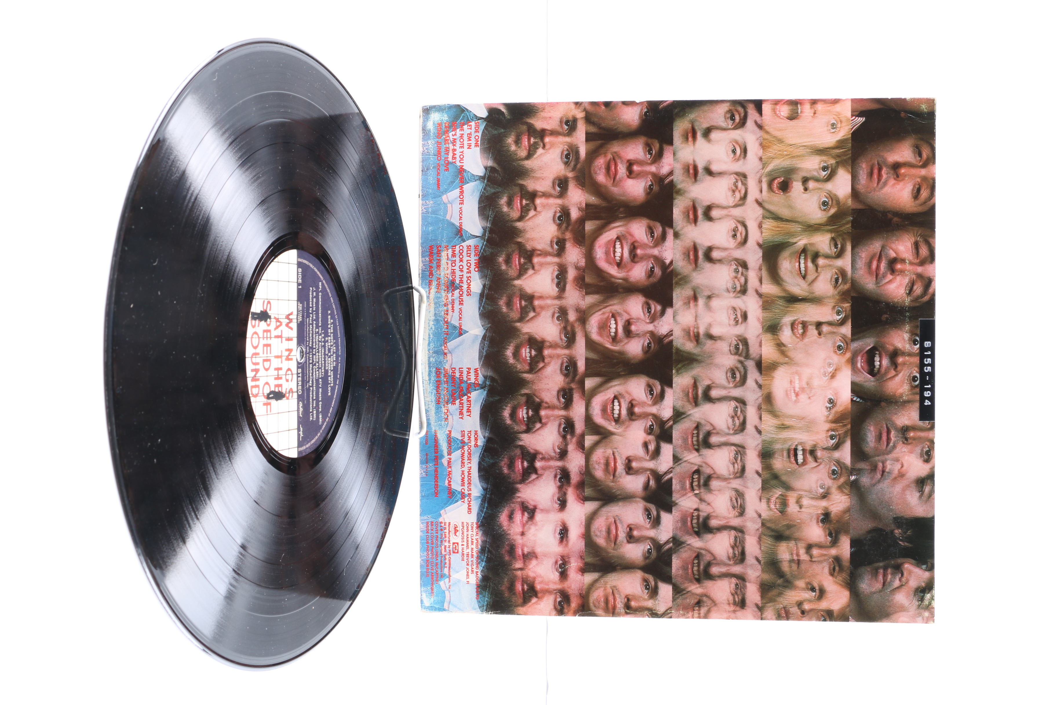 Wings LPs including "At The Speed Of Sound" "Wild Life" and "Goodnight Tonight"