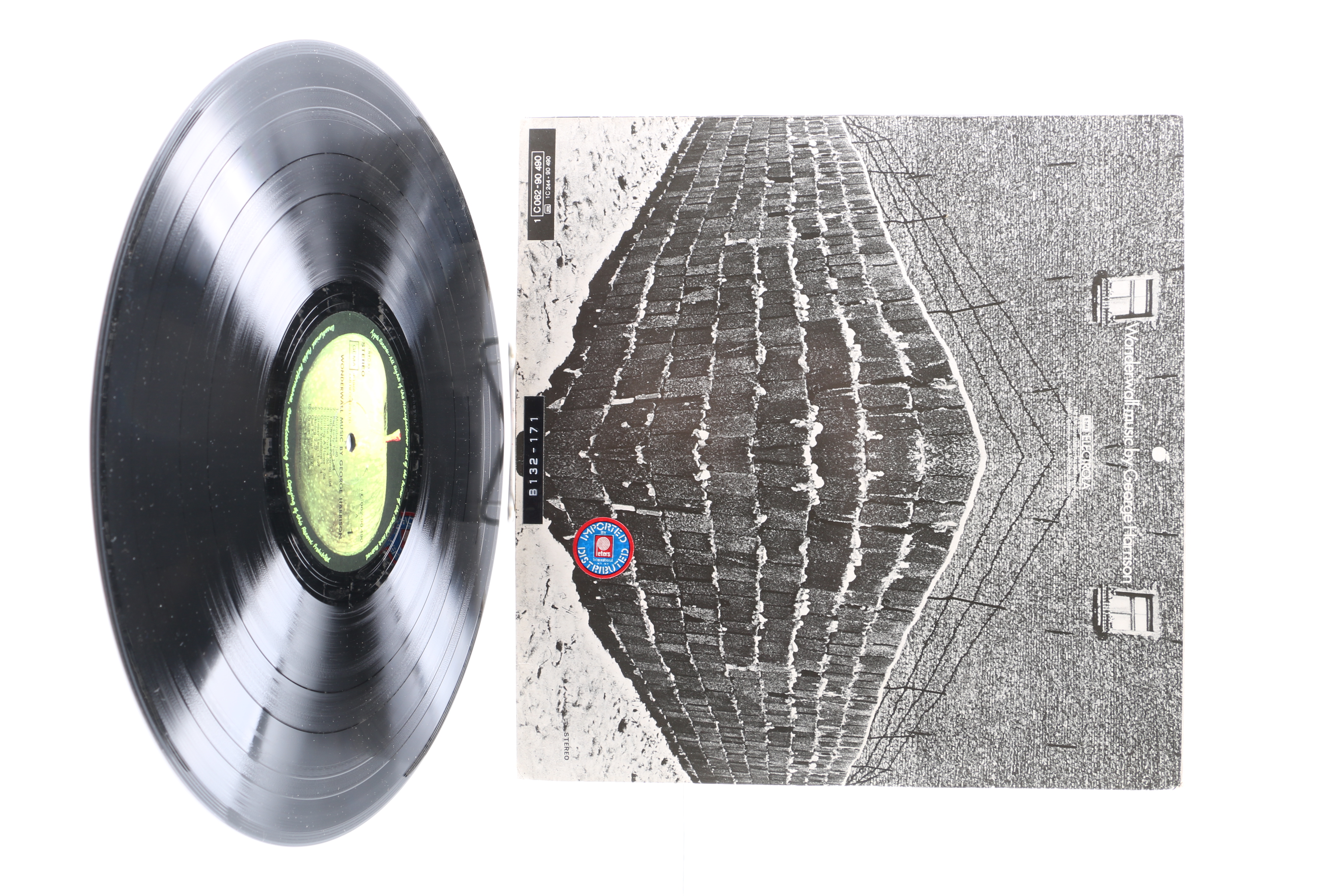 George Harrison "Wonderwall Music" German Pressing LP, DVD, and Remo Four 45