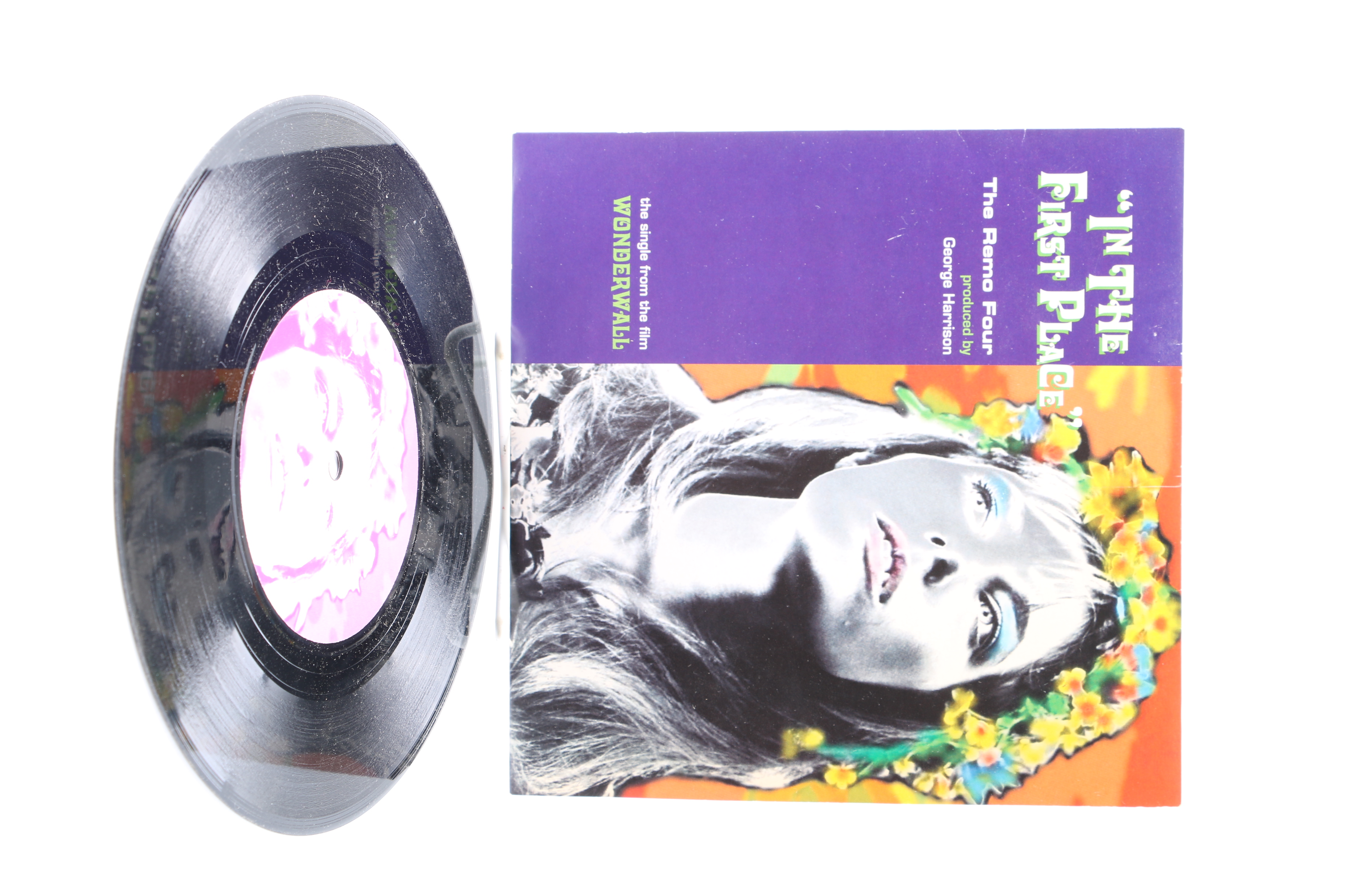 George Harrison "Wonderwall Music" German Pressing LP, DVD, and Remo Four 45