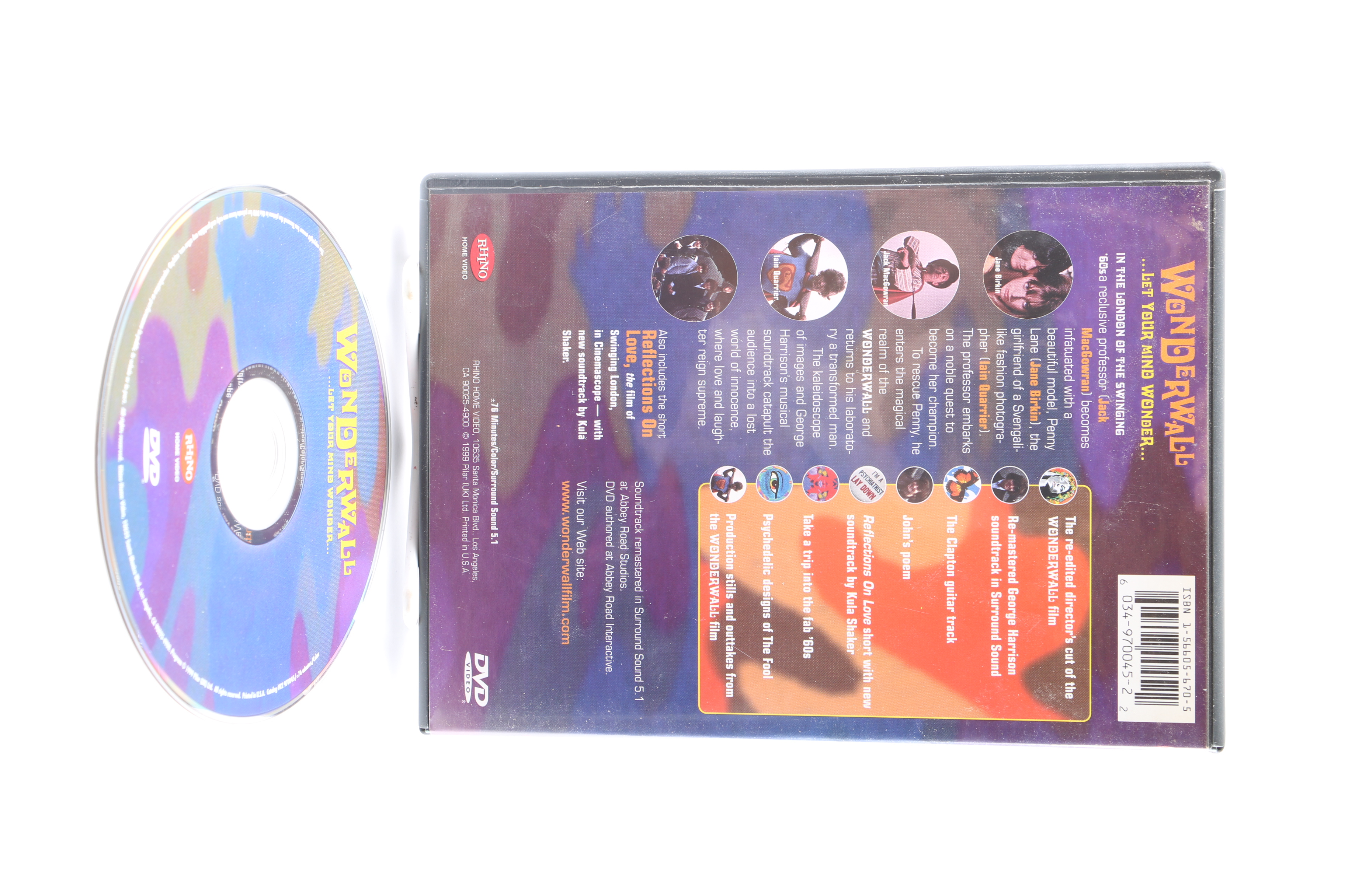 George Harrison "Wonderwall Music" German Pressing LP, DVD, and Remo Four 45