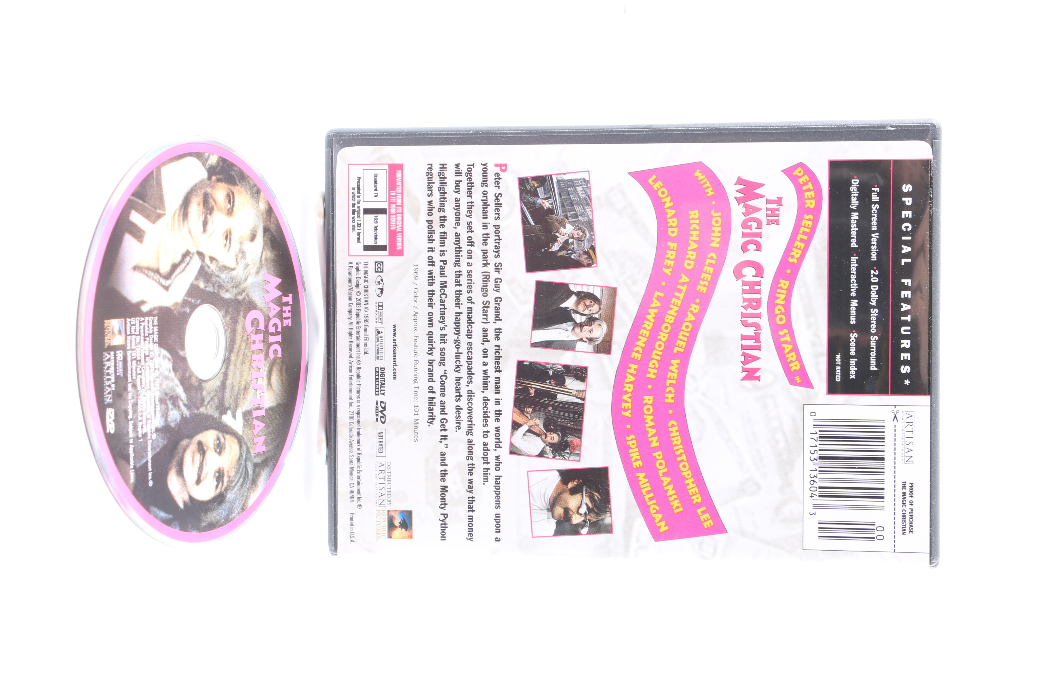 "The Magic Christian" Original Soundtrack LP, DVD, and Badfinger 45