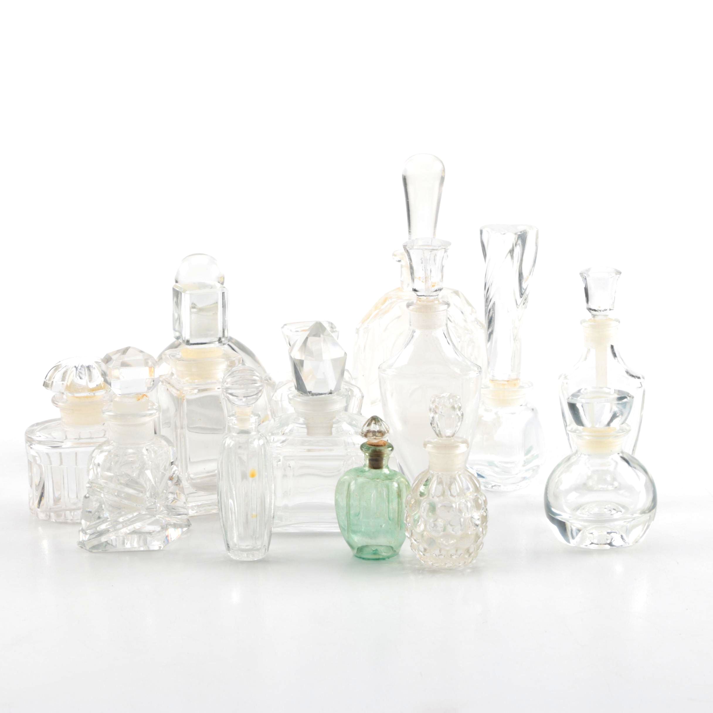 Vintage Glass Perfume Bottles