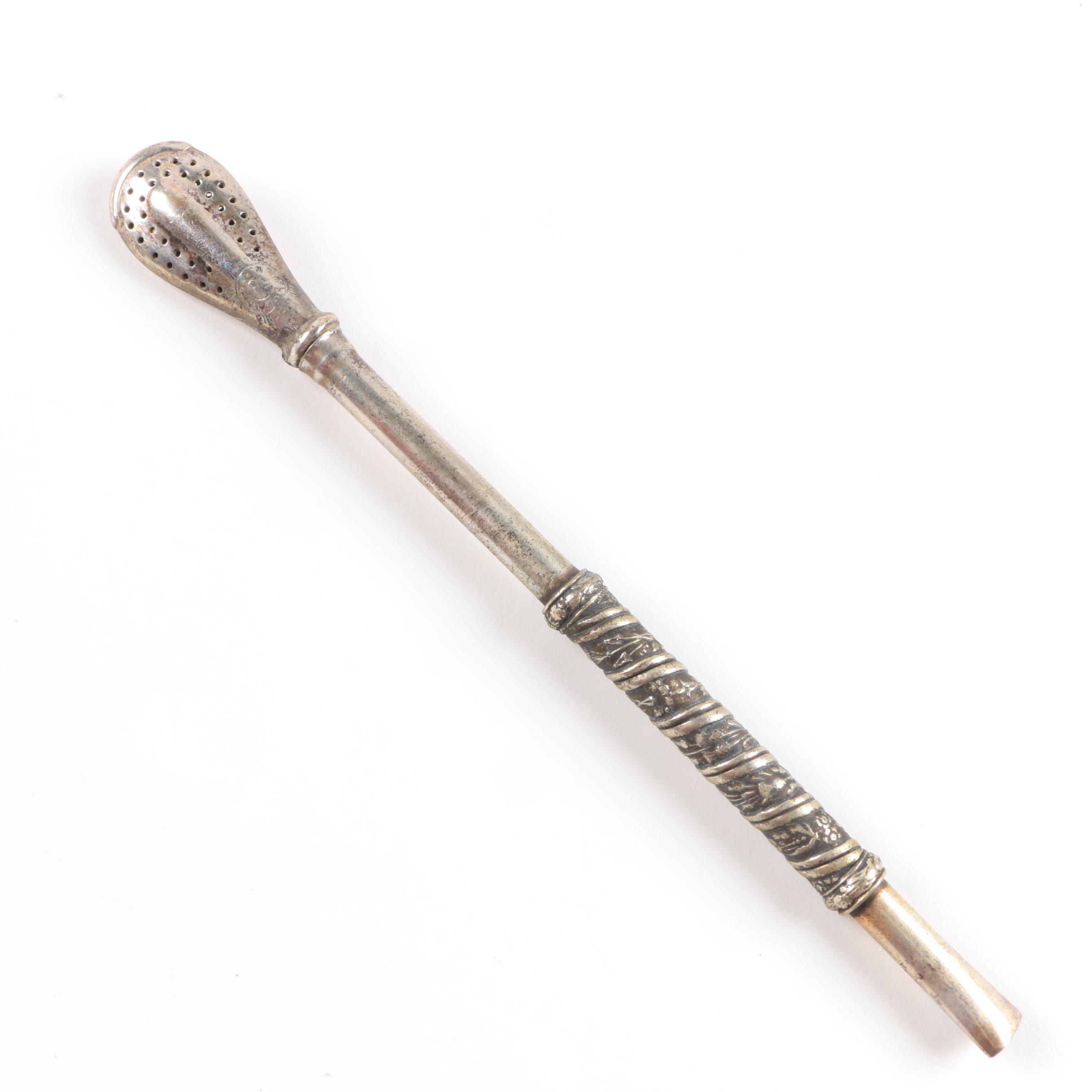 Herend "Rothchild Bird" Porcelain Bud Vases and Argentinian Mate Cup Set