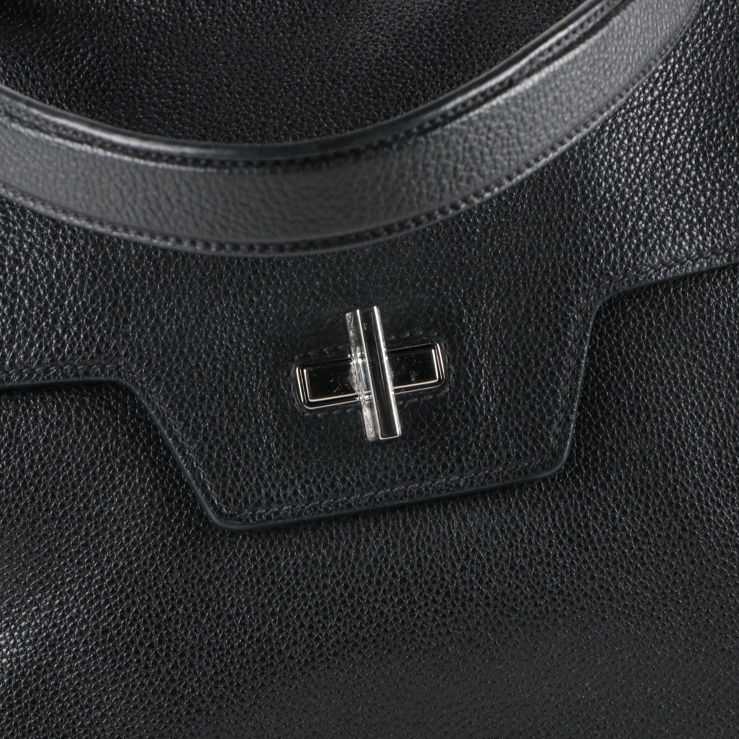 Prada Black Toro Leather Handbag