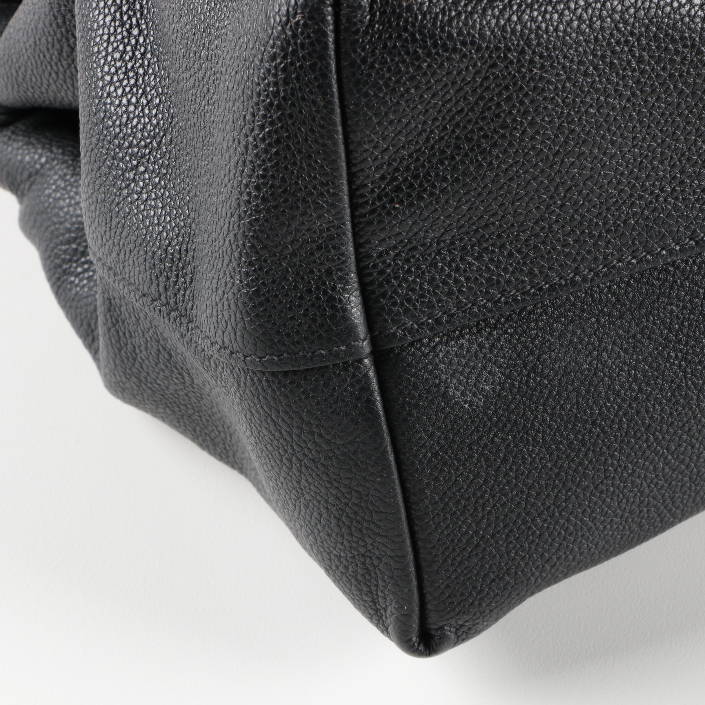 Prada Black Toro Leather Handbag