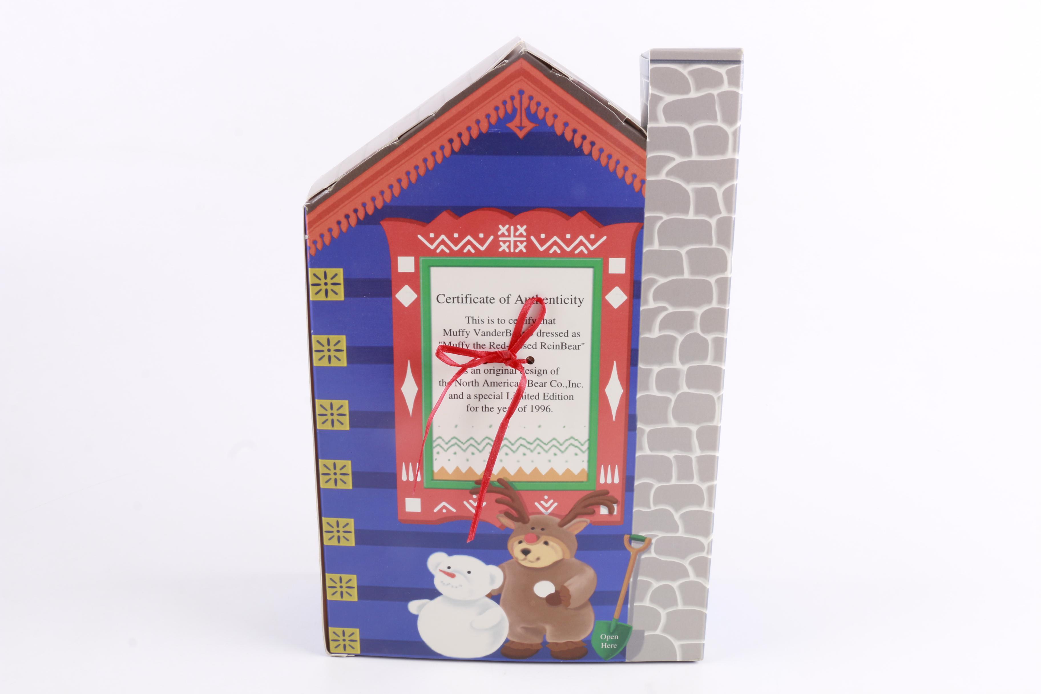 Six Collectible "Muffy" Teddy Bears