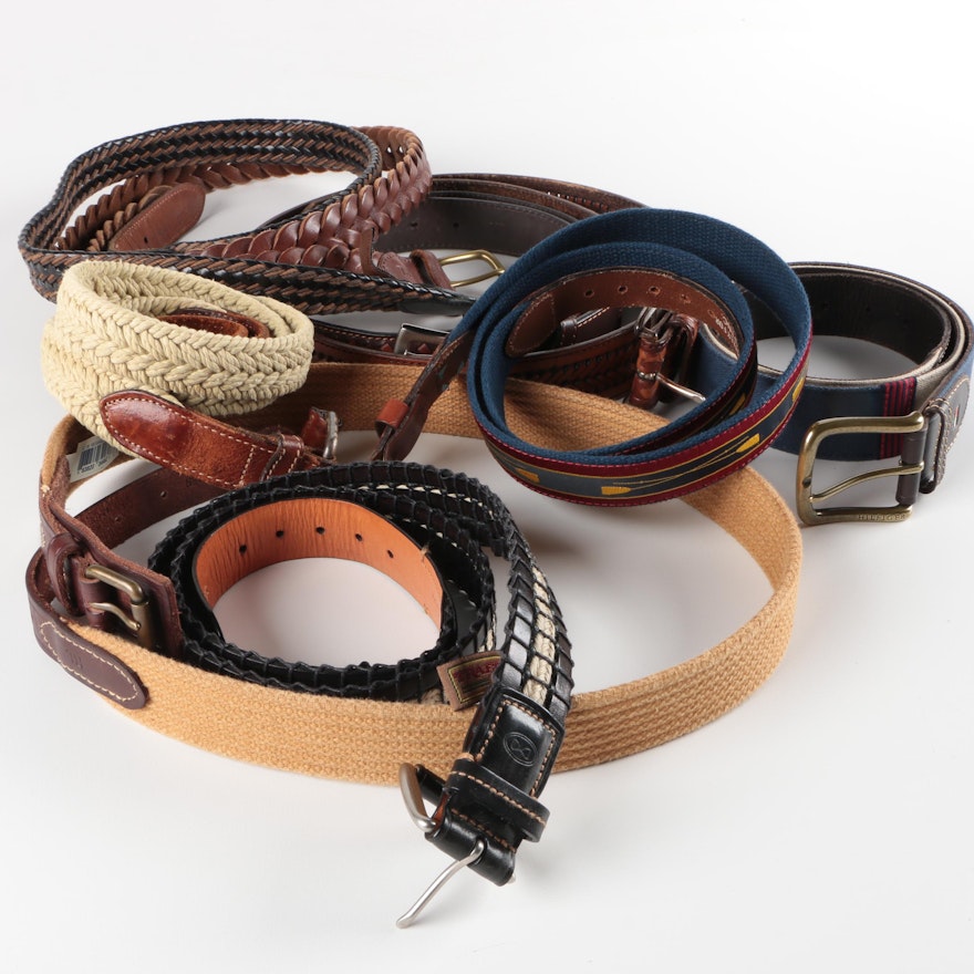 Woven Belts Including Ralph Lauren