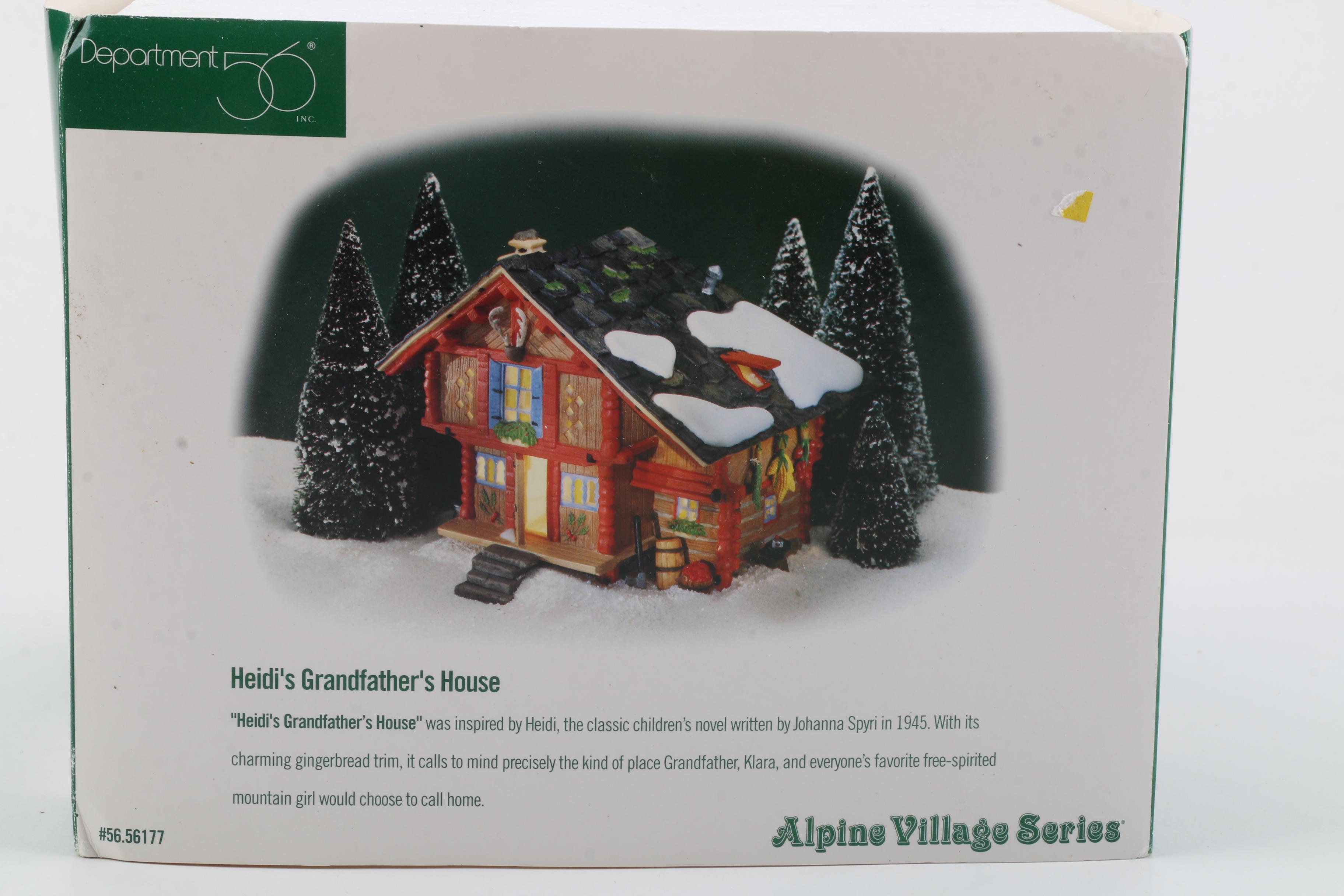 Department 56 Heritage Village Collection Alpine Village Series Buildings