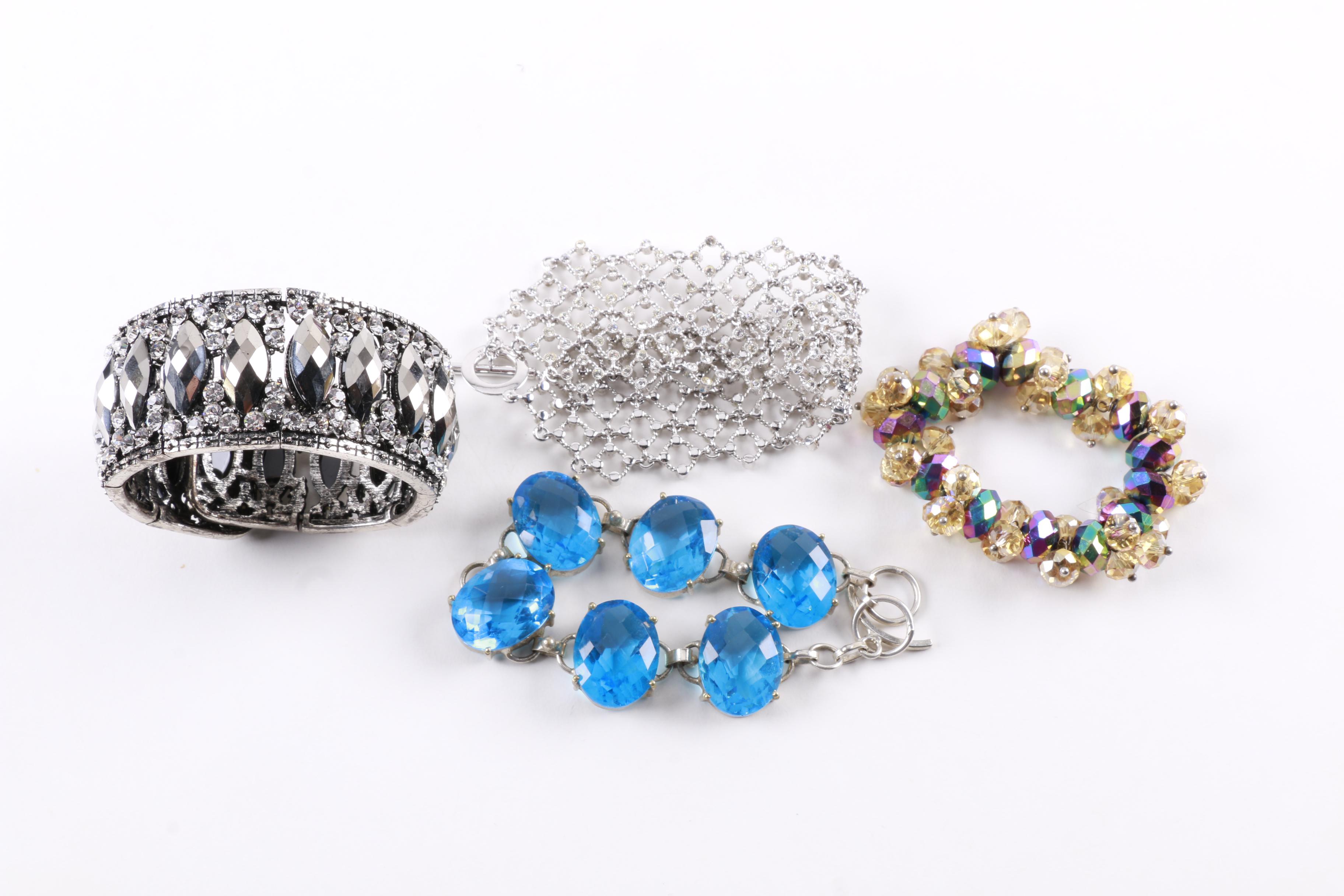 Assortment of Costume Jewelry Featuring Swarovski